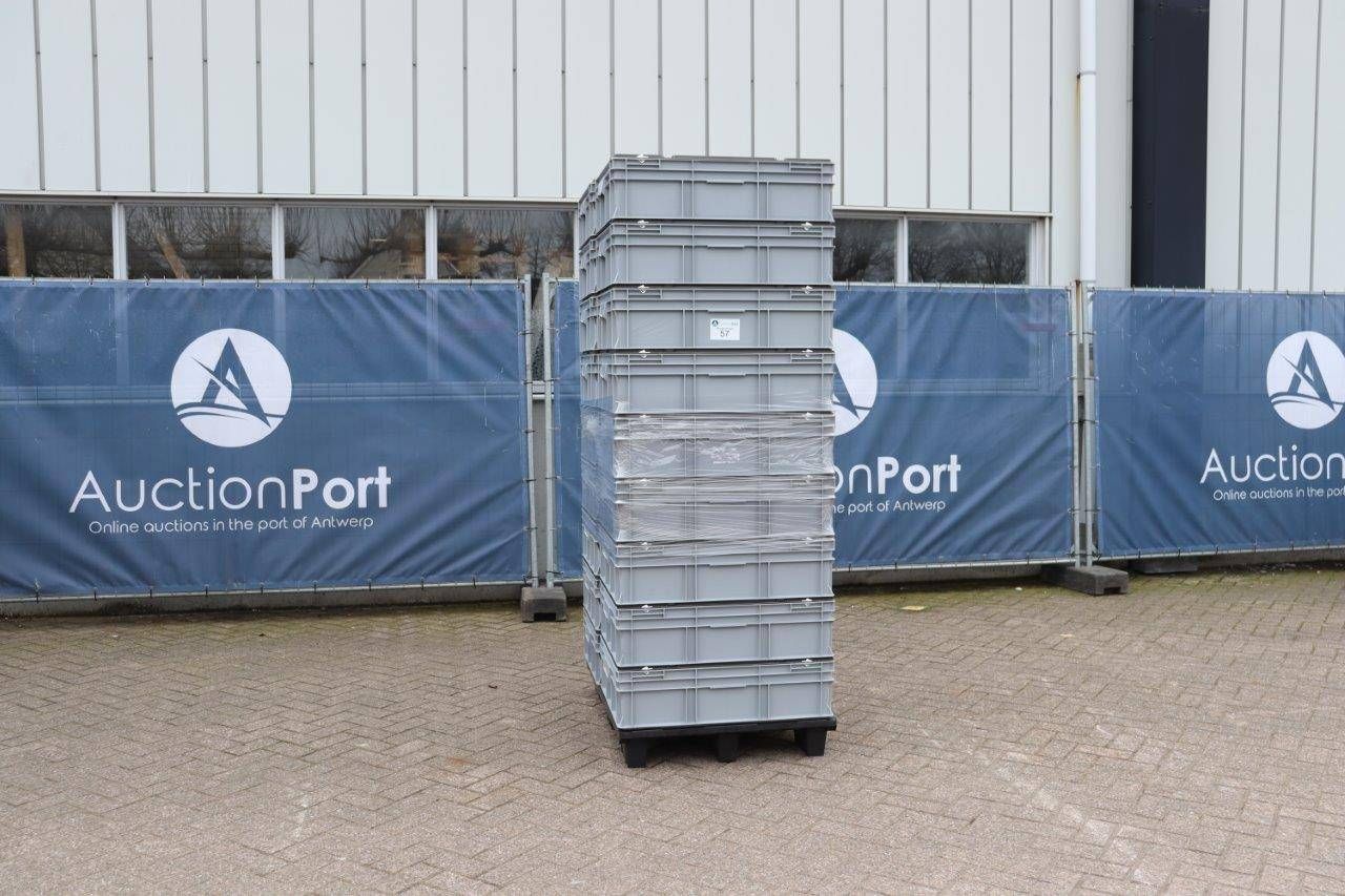 Batch English Stacking bins E-line 8622 80x60x25cm 18 pieces New