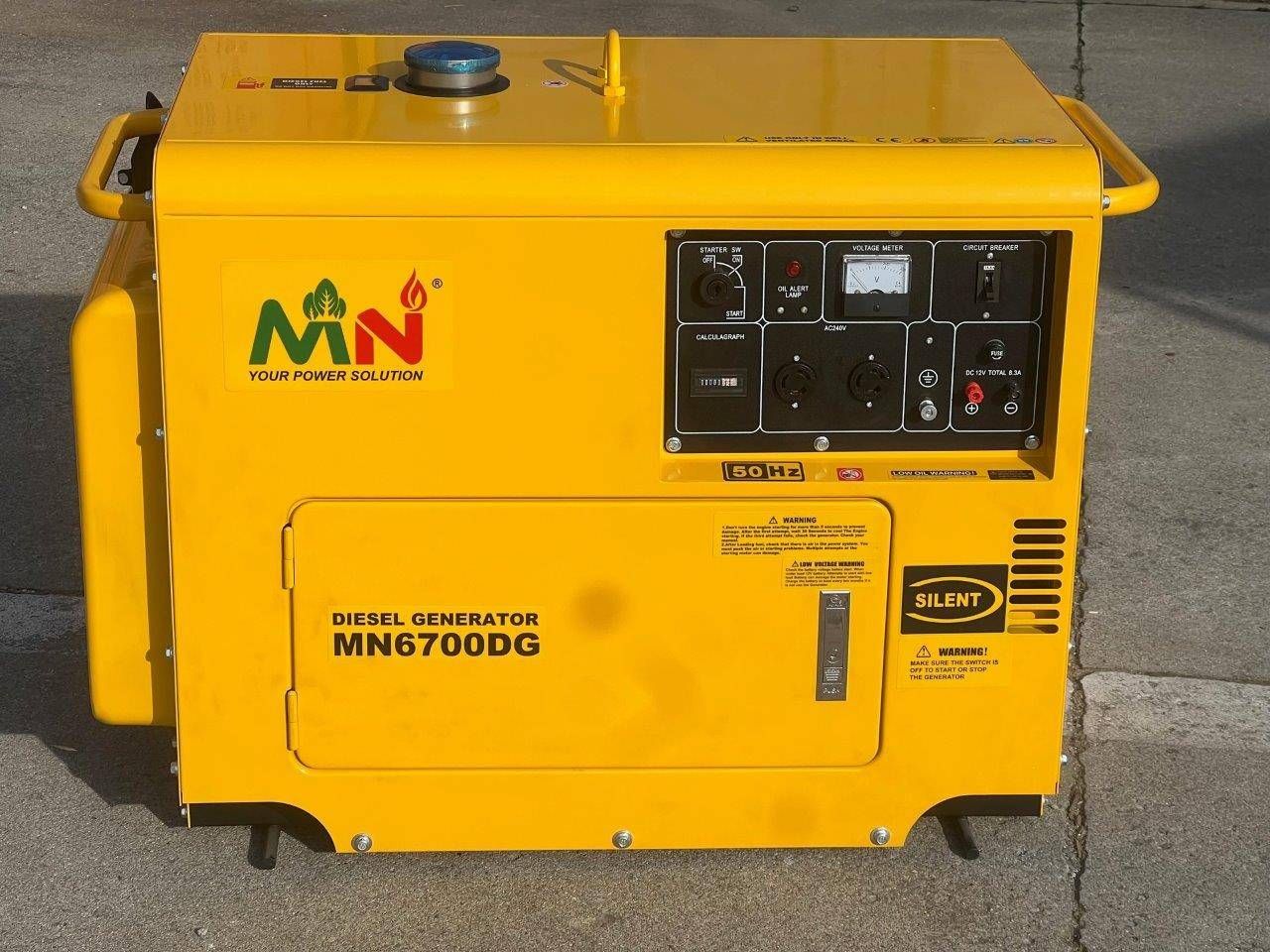 Generator Nathan Silent MN6700DG Diesel 5kVA New