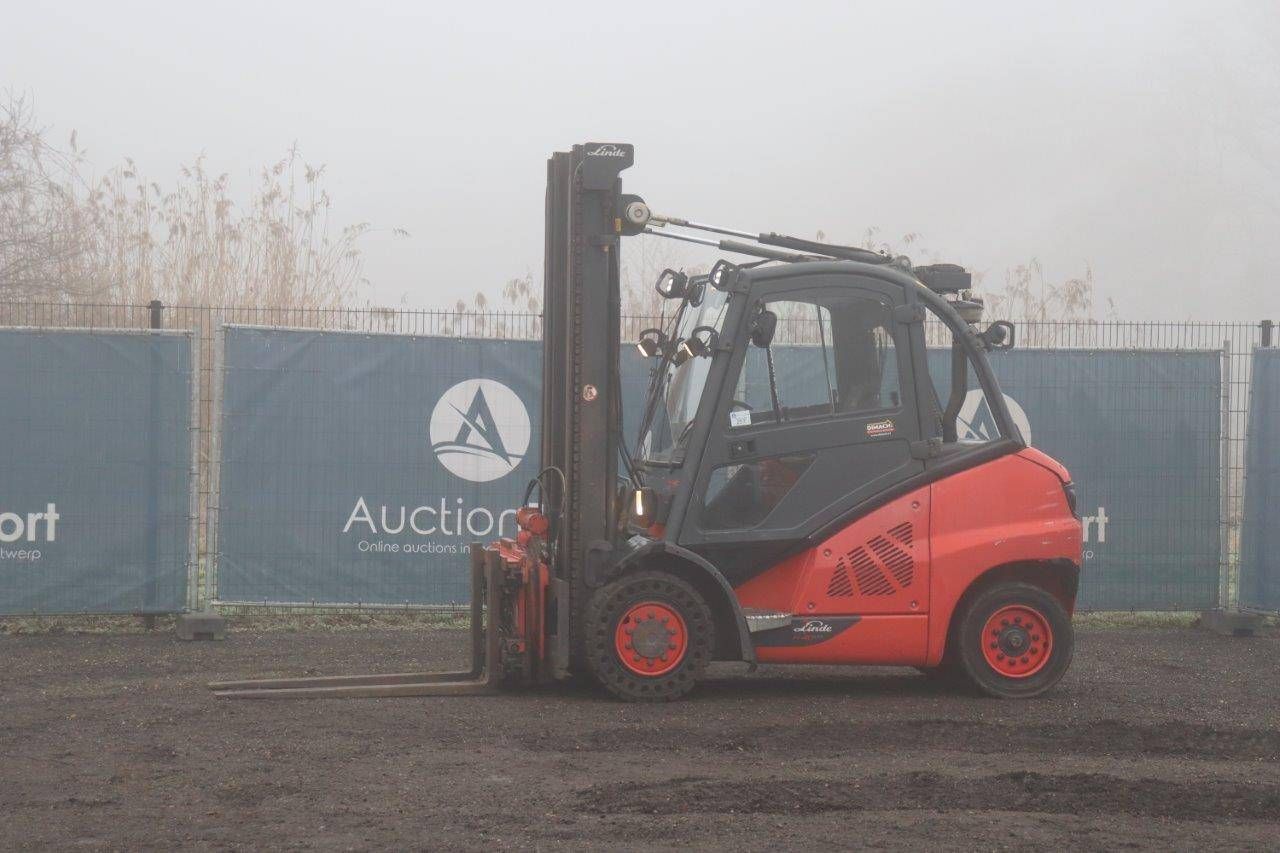 Forklift Linde H40D-02 Diesel 4000kg 7.0m 2014