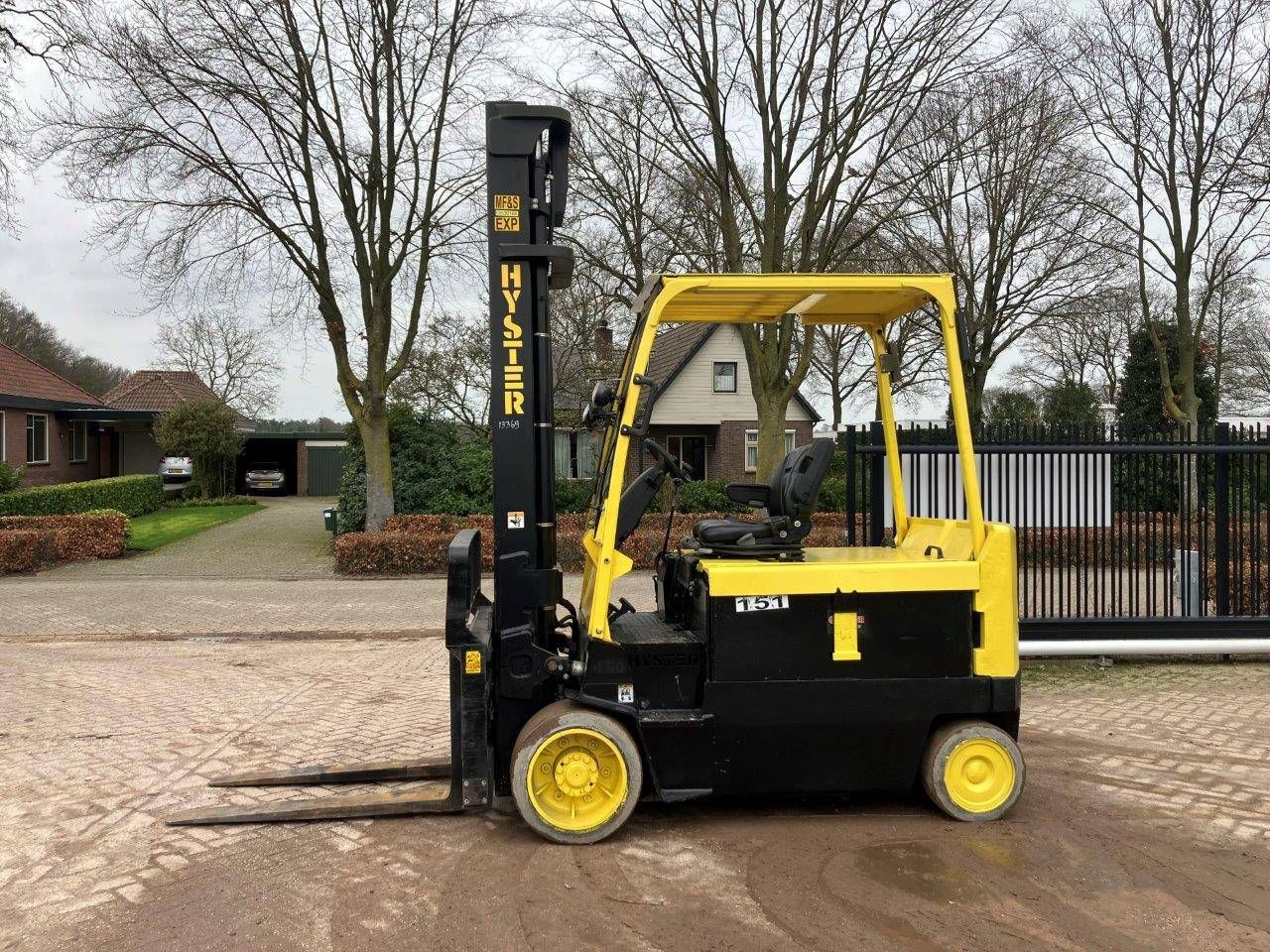 Forklift Hyster E4.50XL Electric 4580kg 4.75m 2012