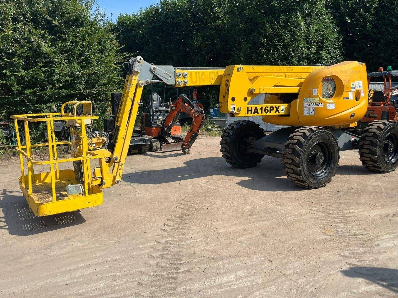 Articulating boom telescopic boom lift Haulotte HA16PXNT Diesel 230kg 16m 2008