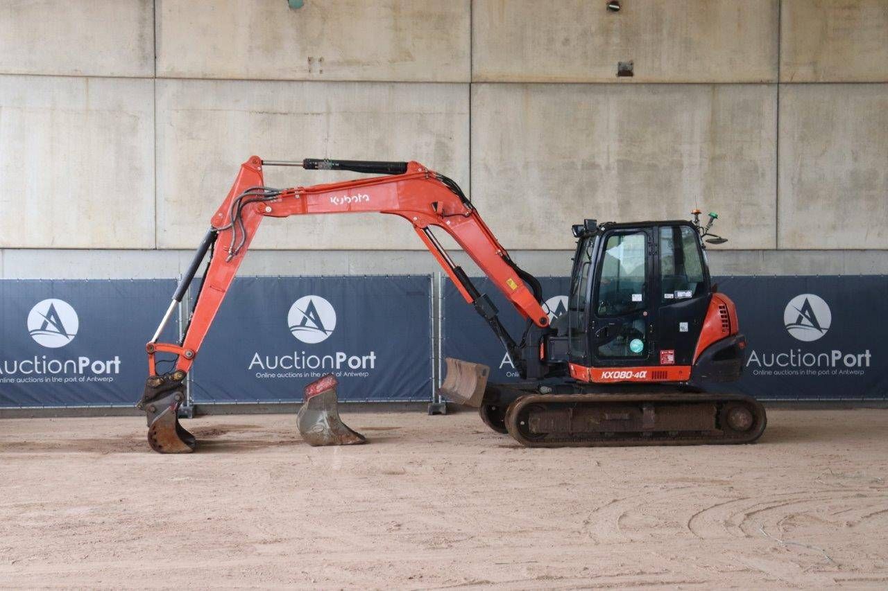 Crawler excavator Kubota KX080-4 Diesel 2017