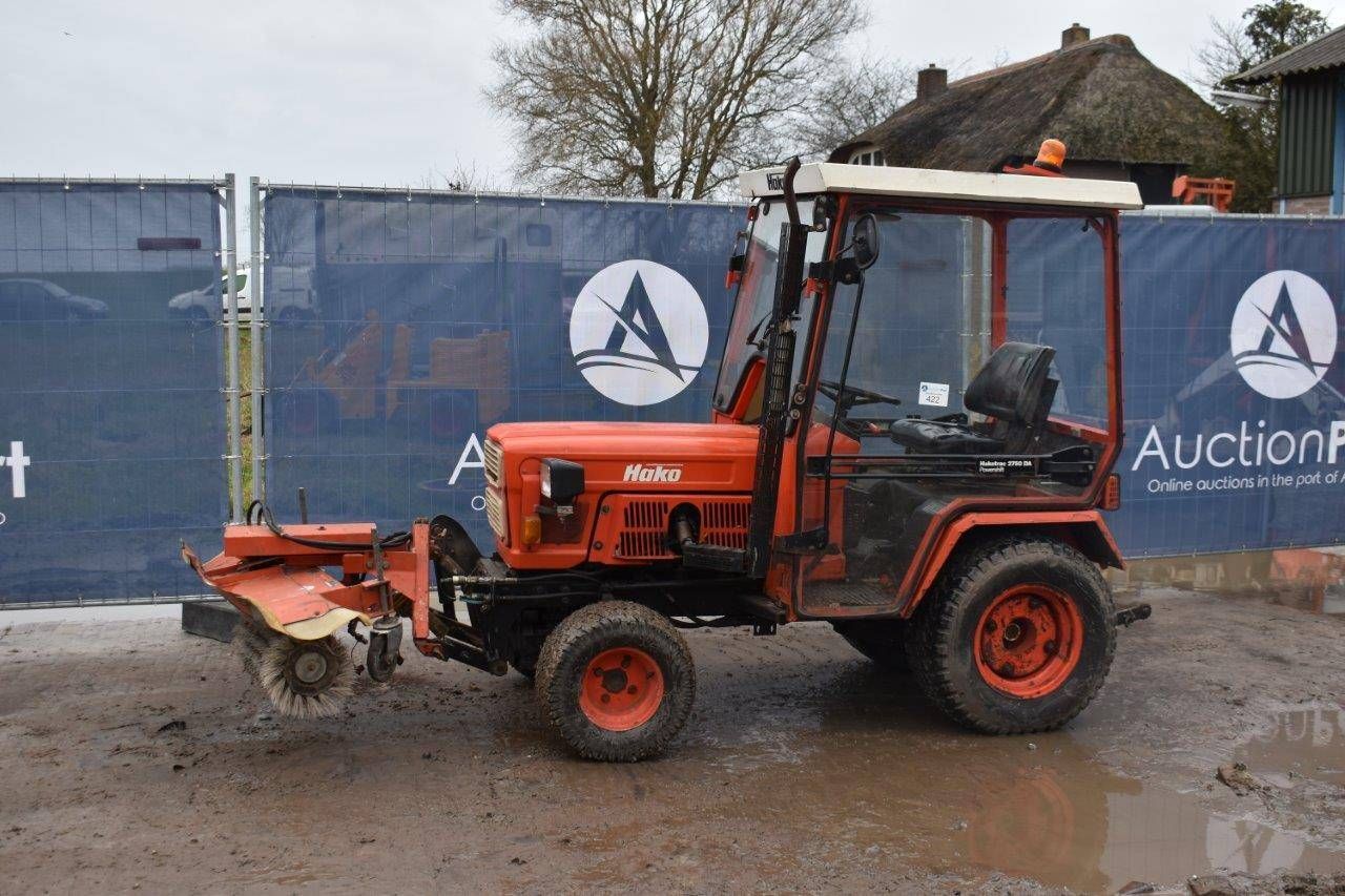 Tractor with sweeping attachment Hako 2250DA Diesel