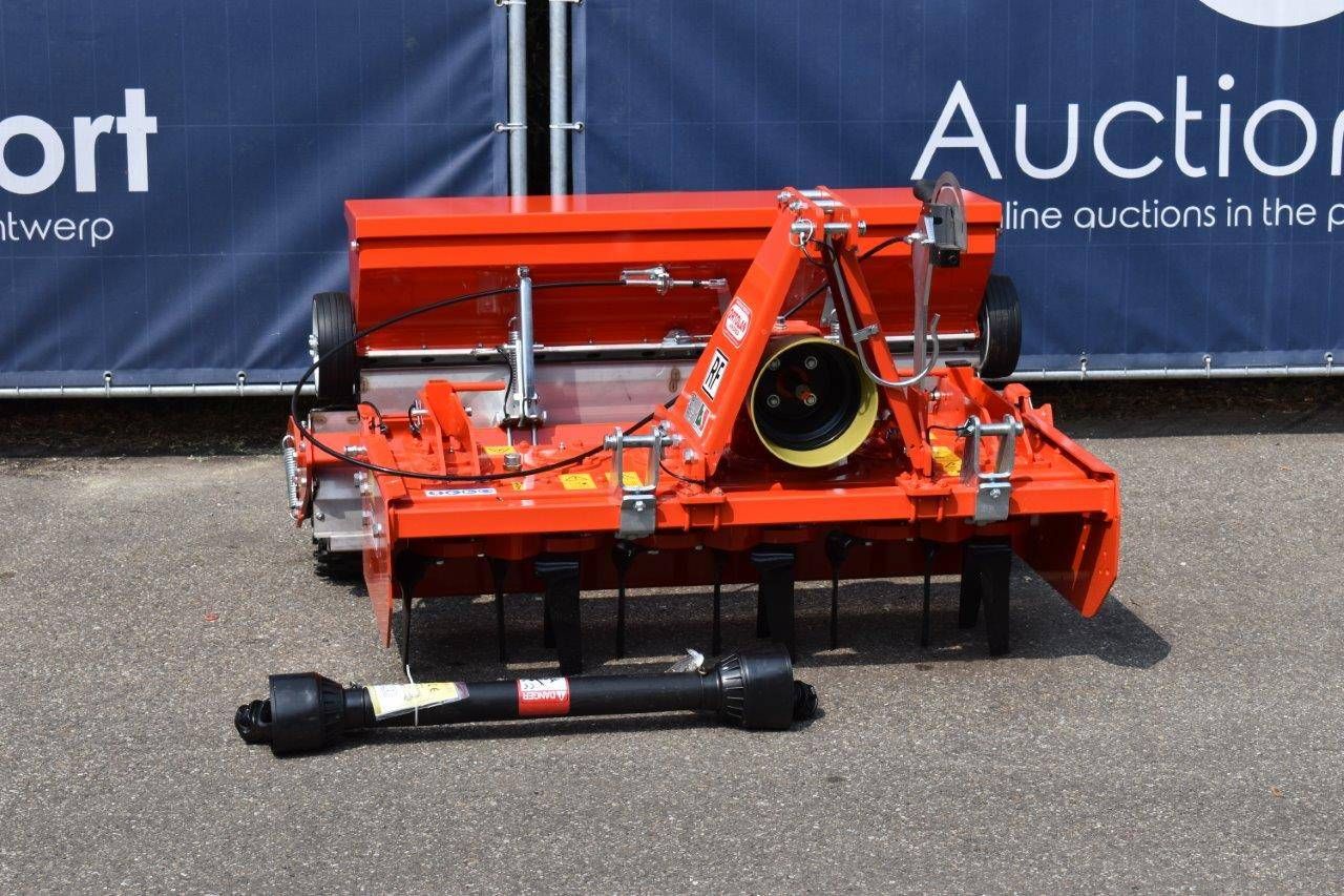Rotary harrow Ortolan Andrea RF130D with seed kit New