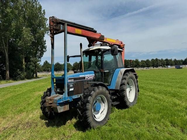 Tractor Ford 6640 POwerstar SLE Diesel with Palfinger crane