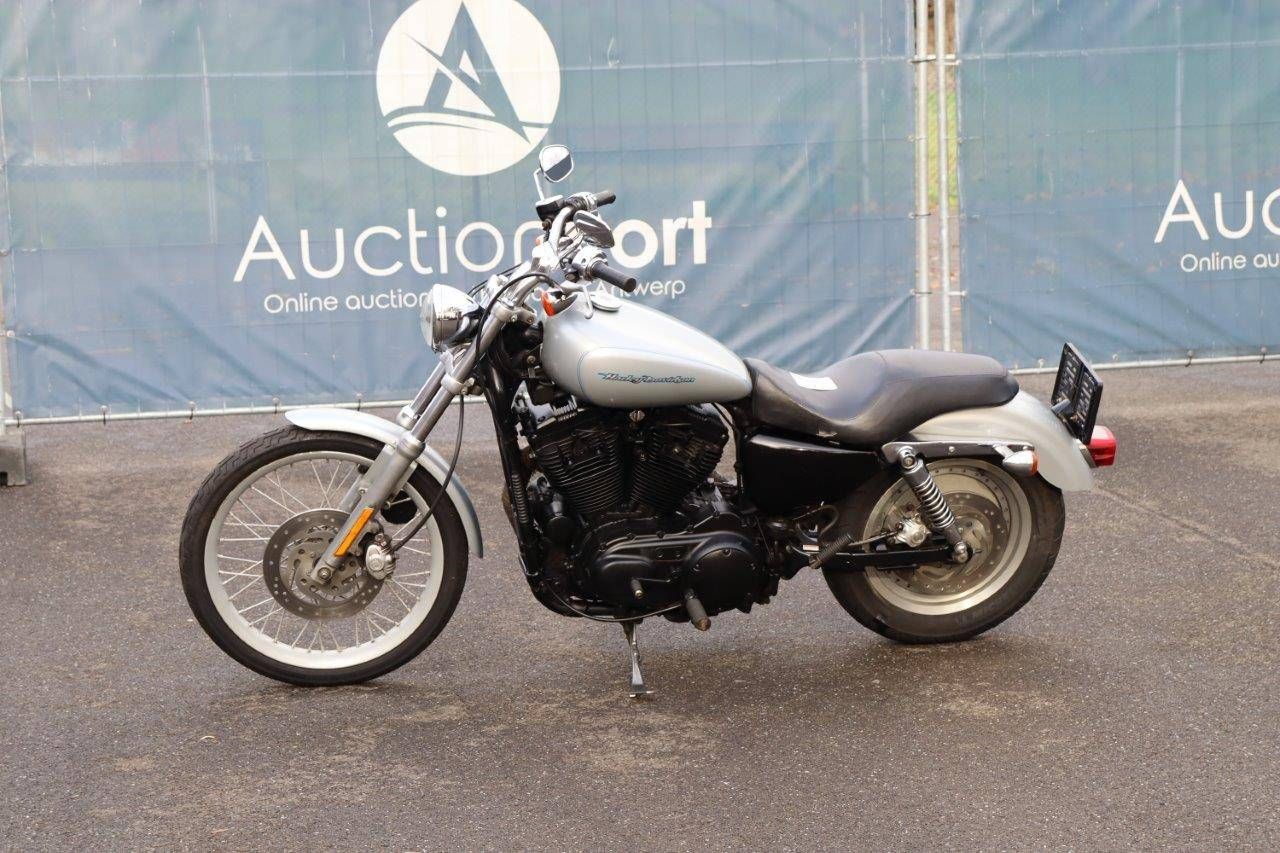 Motorcycle Harley Davidson Sportster XL 883C Petrol