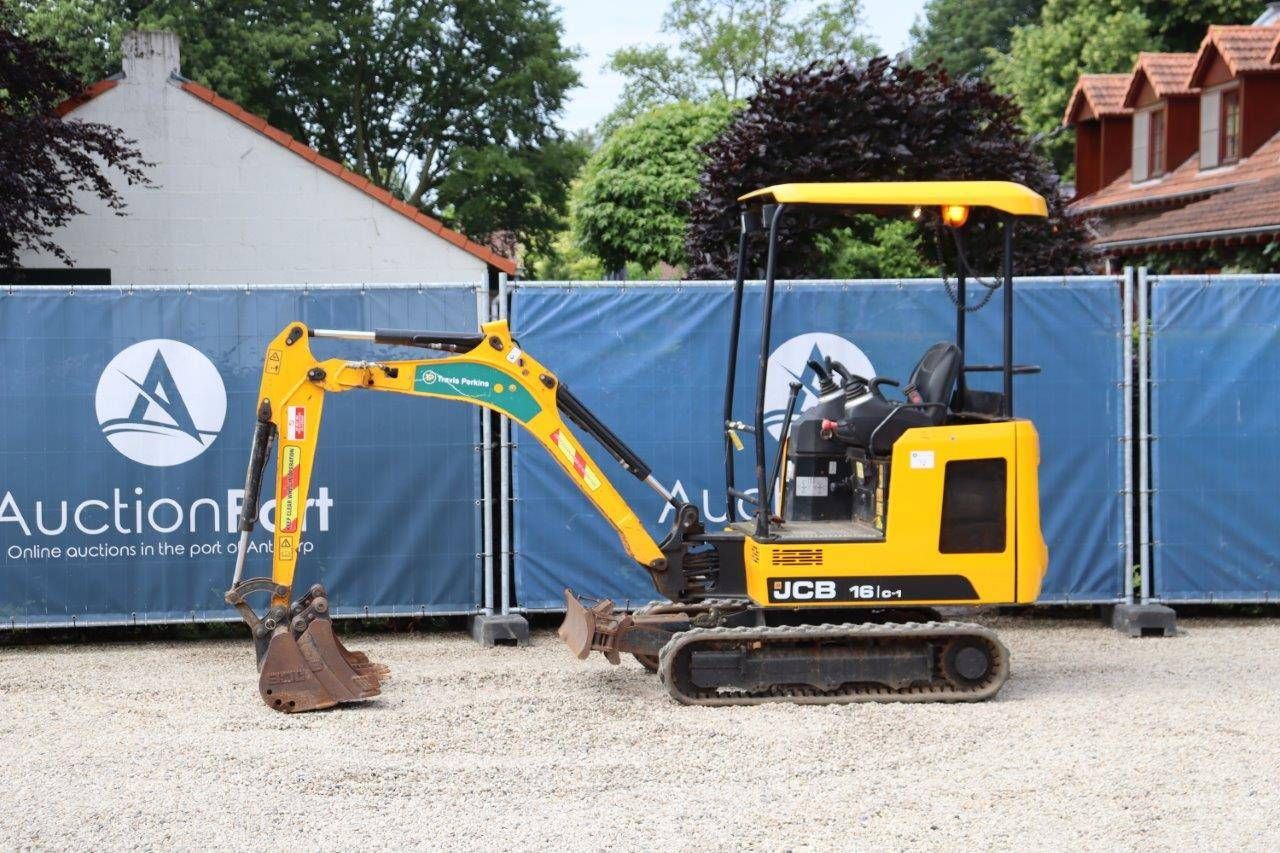Mini digger JCB 16C-1T3 Diesel 17hp 2019