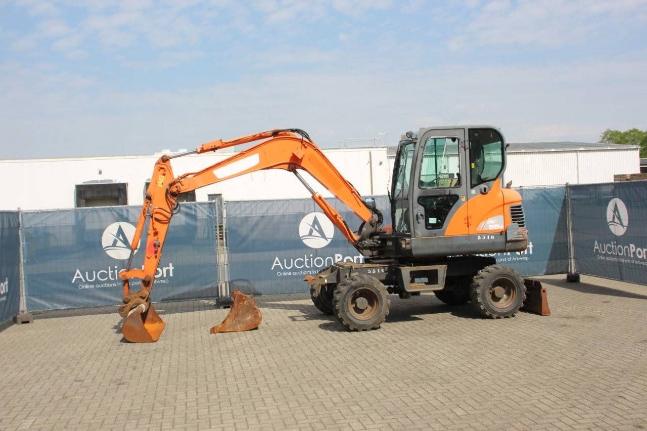 Wheeled Excavator Doosan DX55W Diesel 2015
