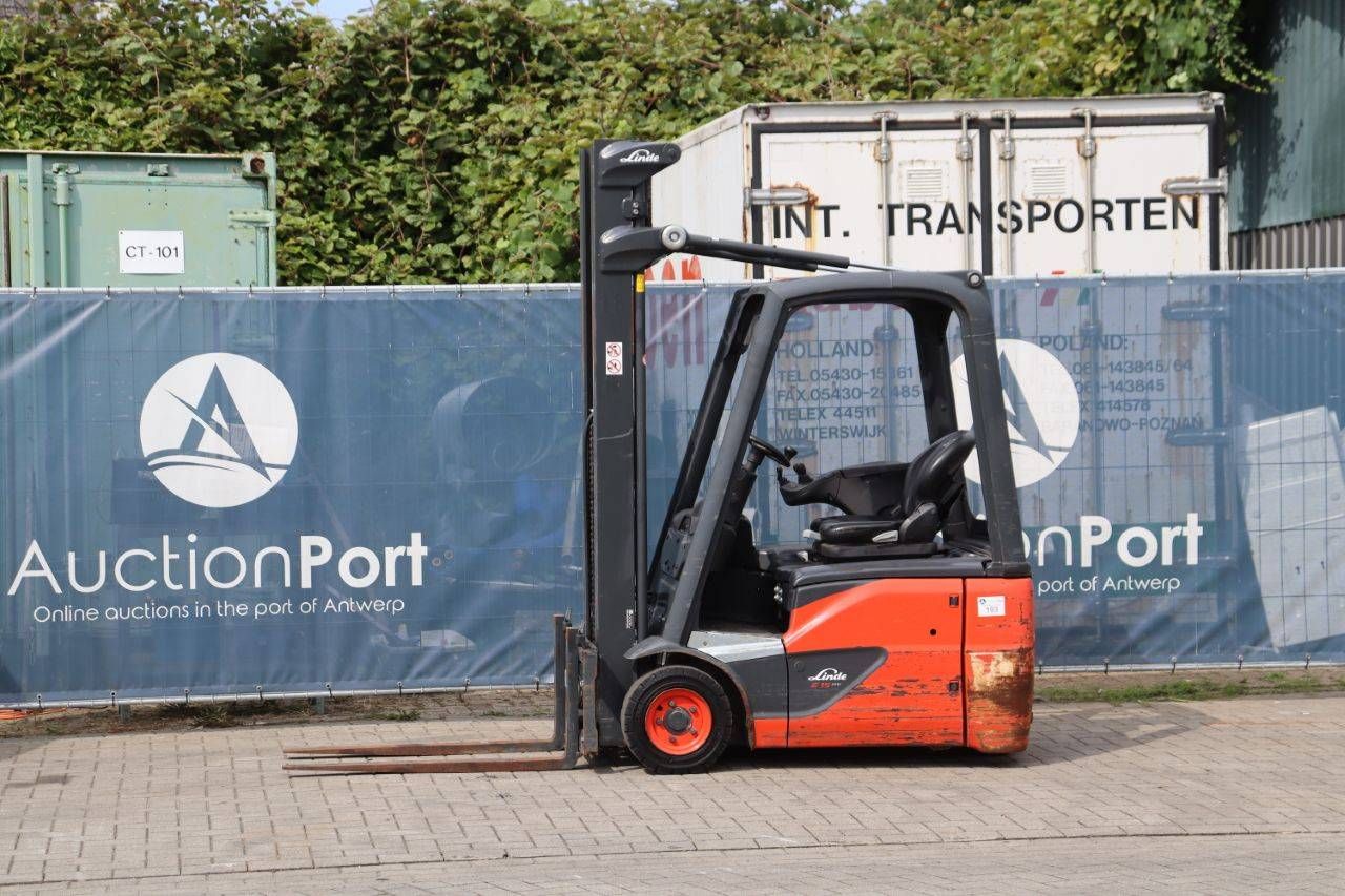 Linde E15-02 Electric Forklift 1500kg 7m 2018