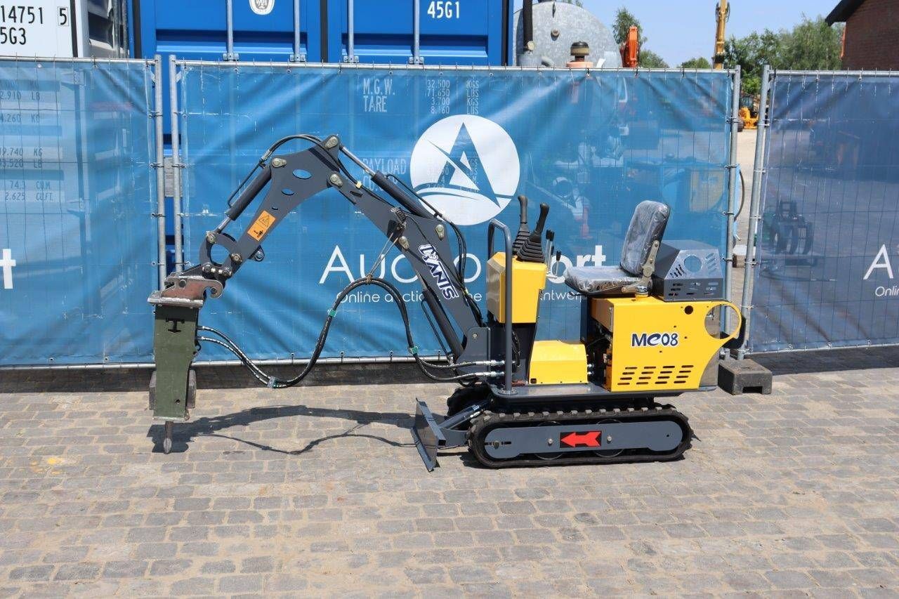 Minigraver Dants ME08D Elektrisch 6pk 2022 met hydraulische breekhamer