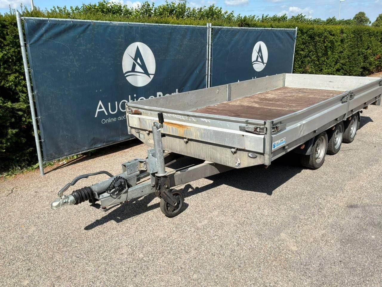 Platform trailer Hapert AL 2015