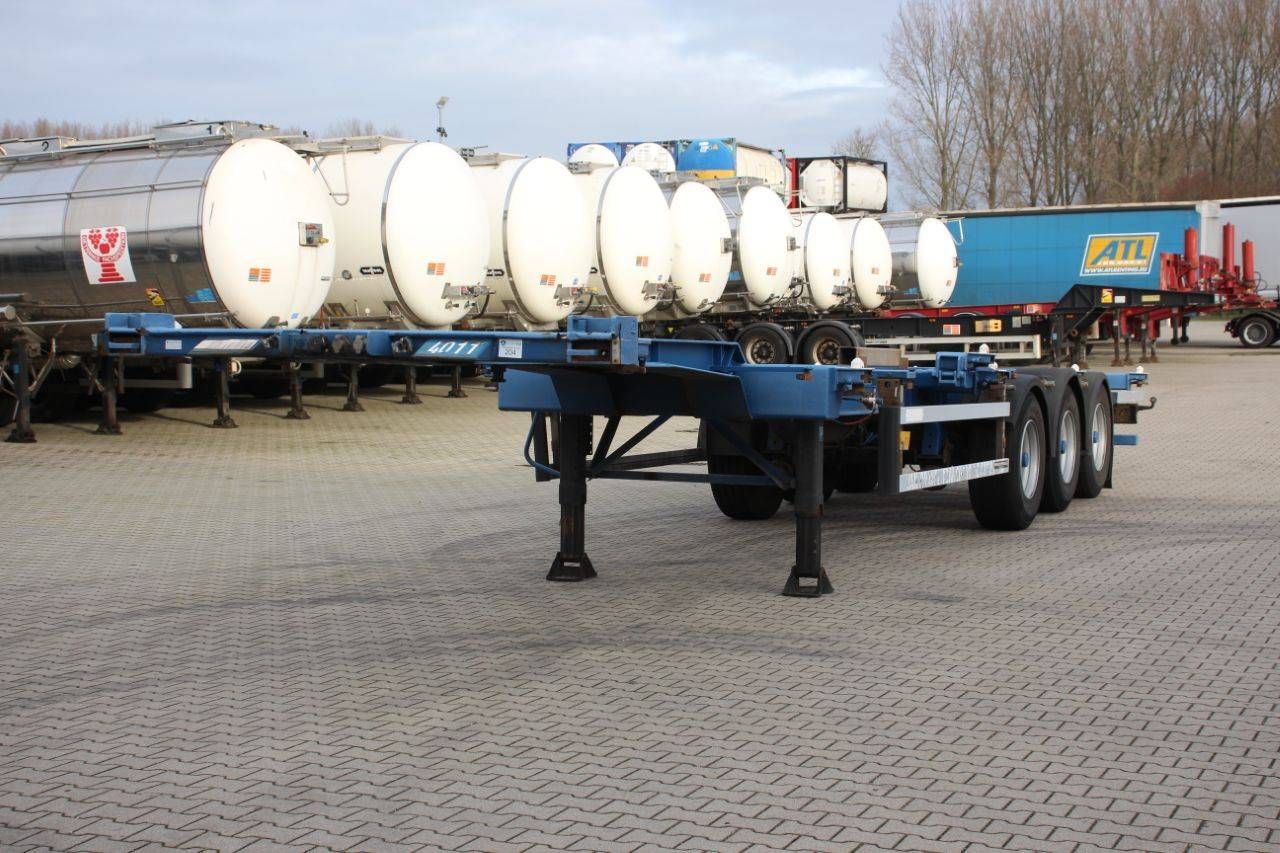 2002 Groenewegen 40FT HC-chassis, BPW+Drum, liftaxle