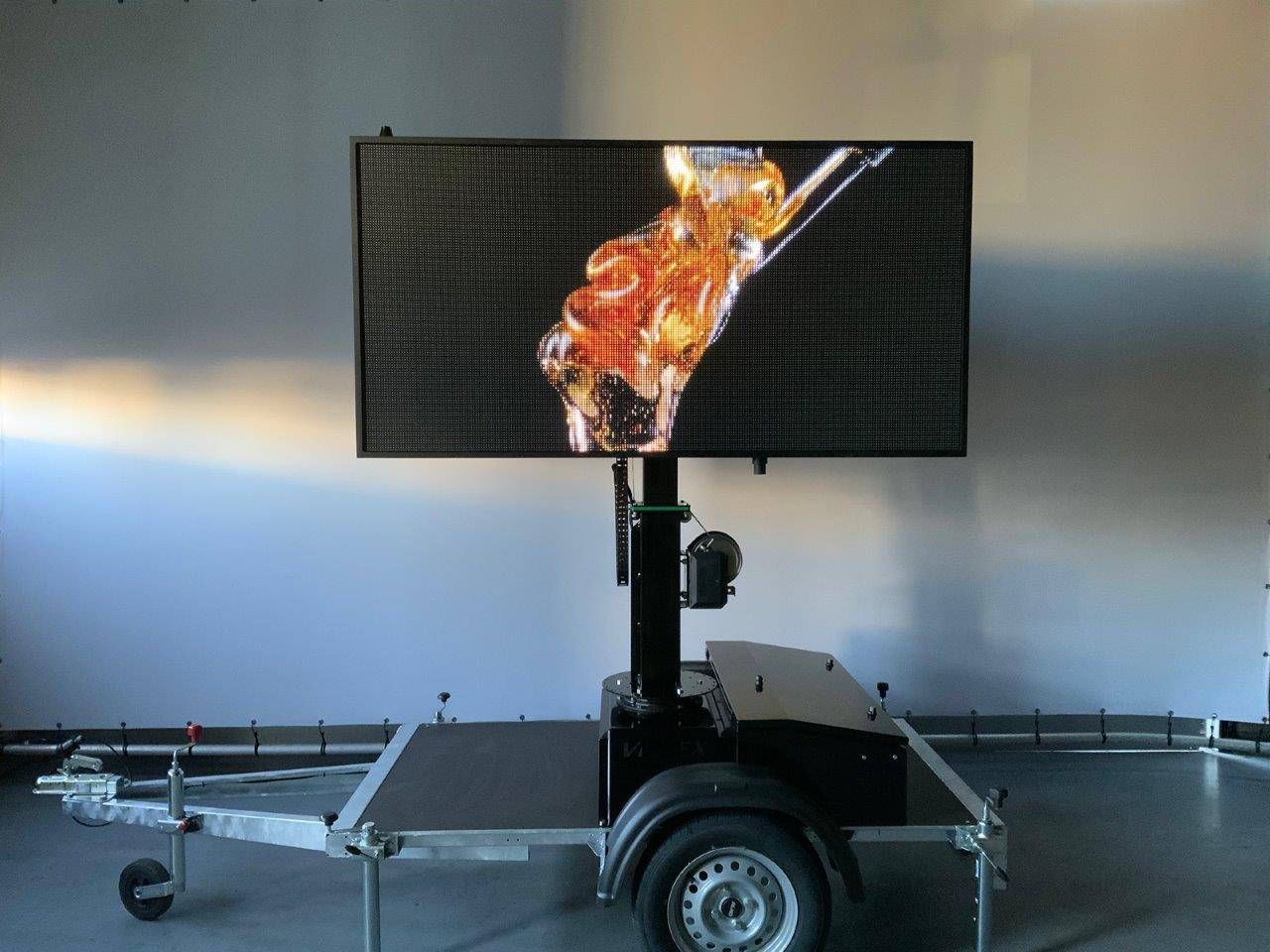 Text cart Viplex Mobile LED Display System New