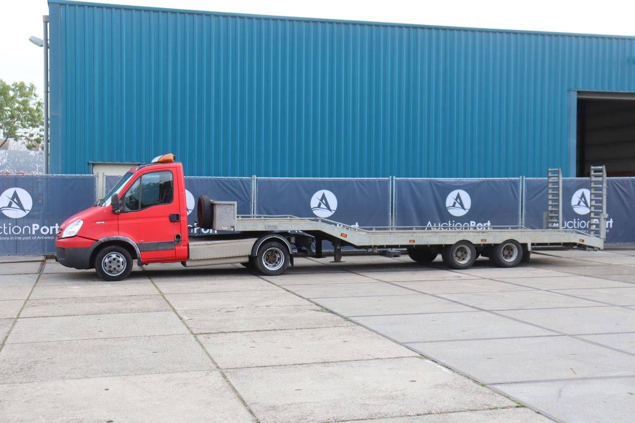 Furgone Bisarca Iveco 35C18 Diesel 176hp 2008 Con Semirimorchio Veldhuizen