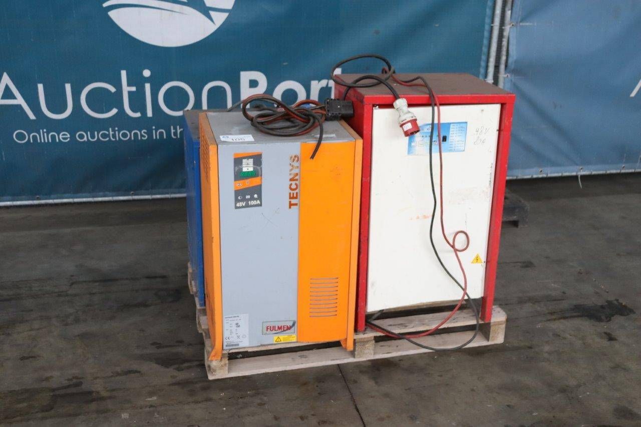 Pallet with Battery Chargers