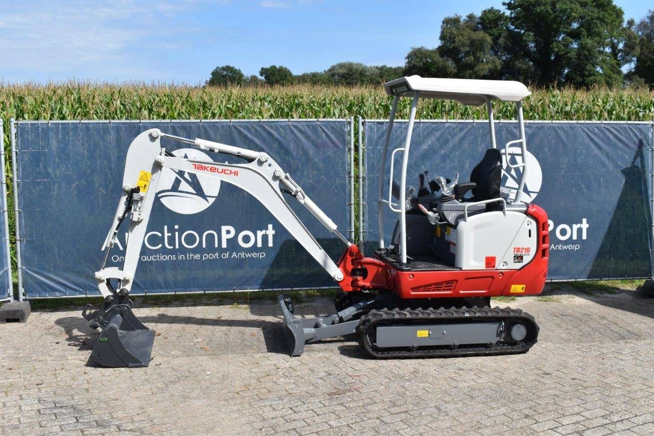 Mini digger Takeuchi TB216 Diesel New