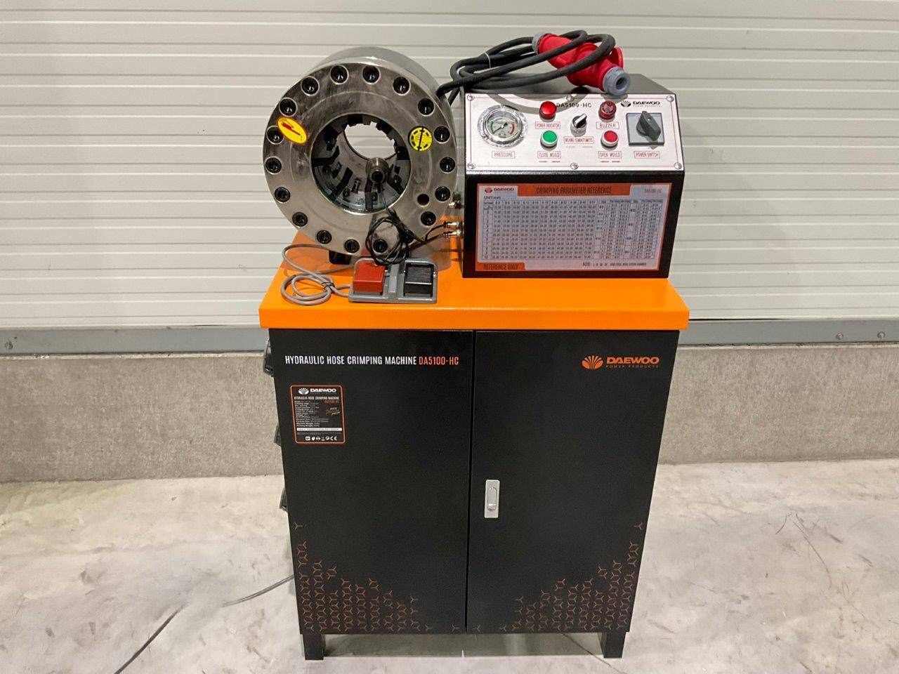 Hydraulic hose press Daewoo DA5100-HC Electric 3000W 2024 New