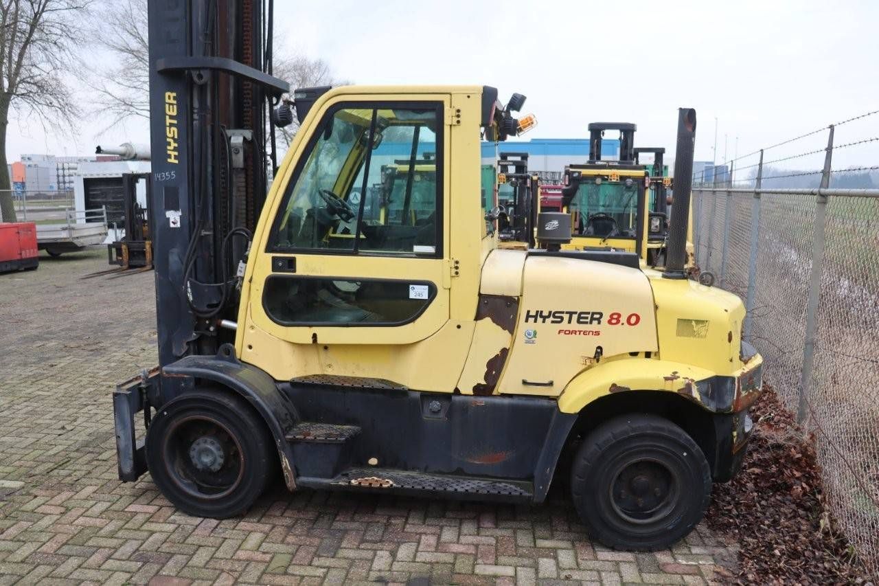 Forklift Hyster H8.0FT6 Diesel 6400kg 8m 2013