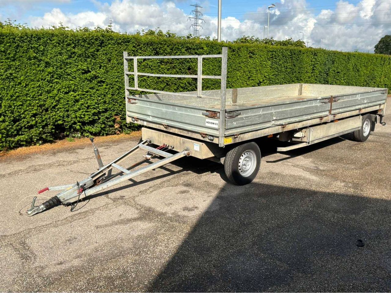 Verdonk flatbed trailer