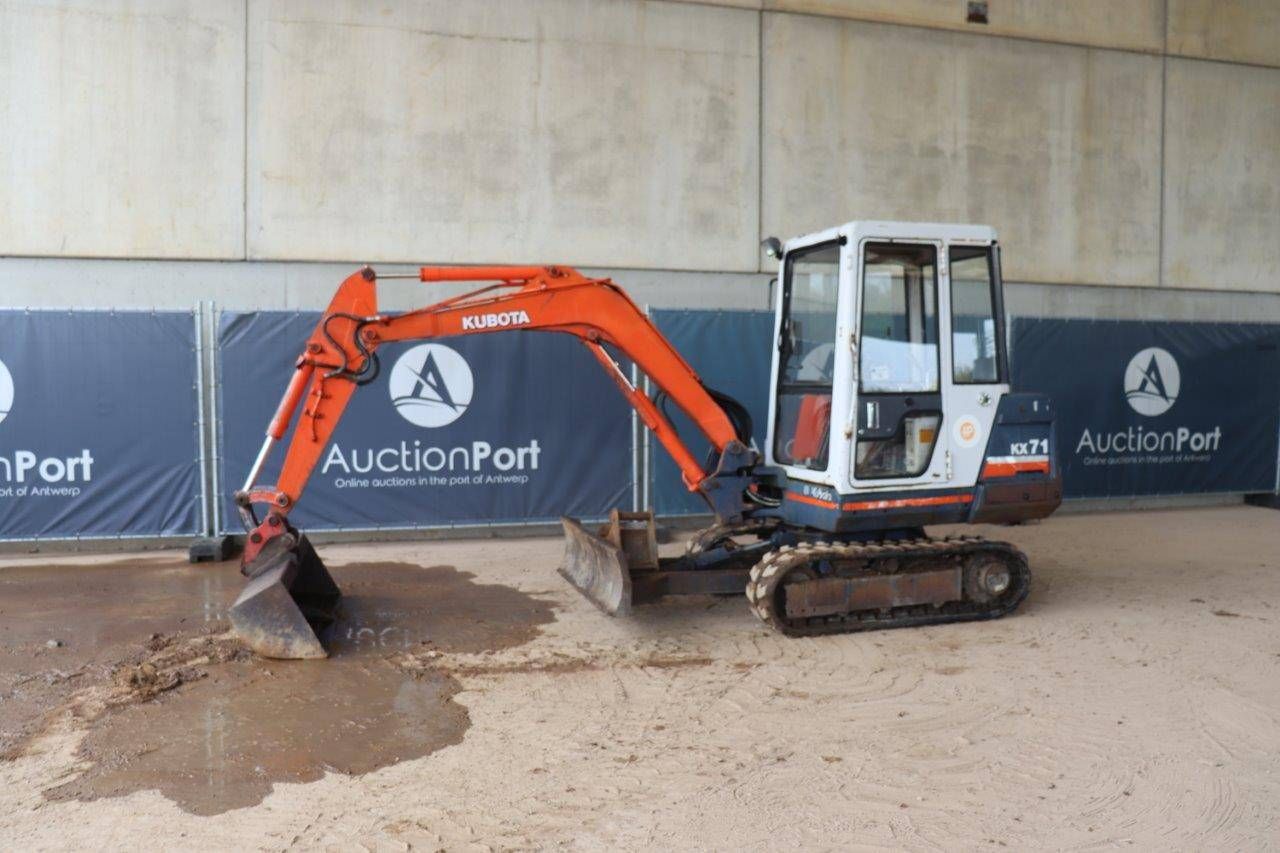 Mini digger Kubota KX-71 Diesel 1992