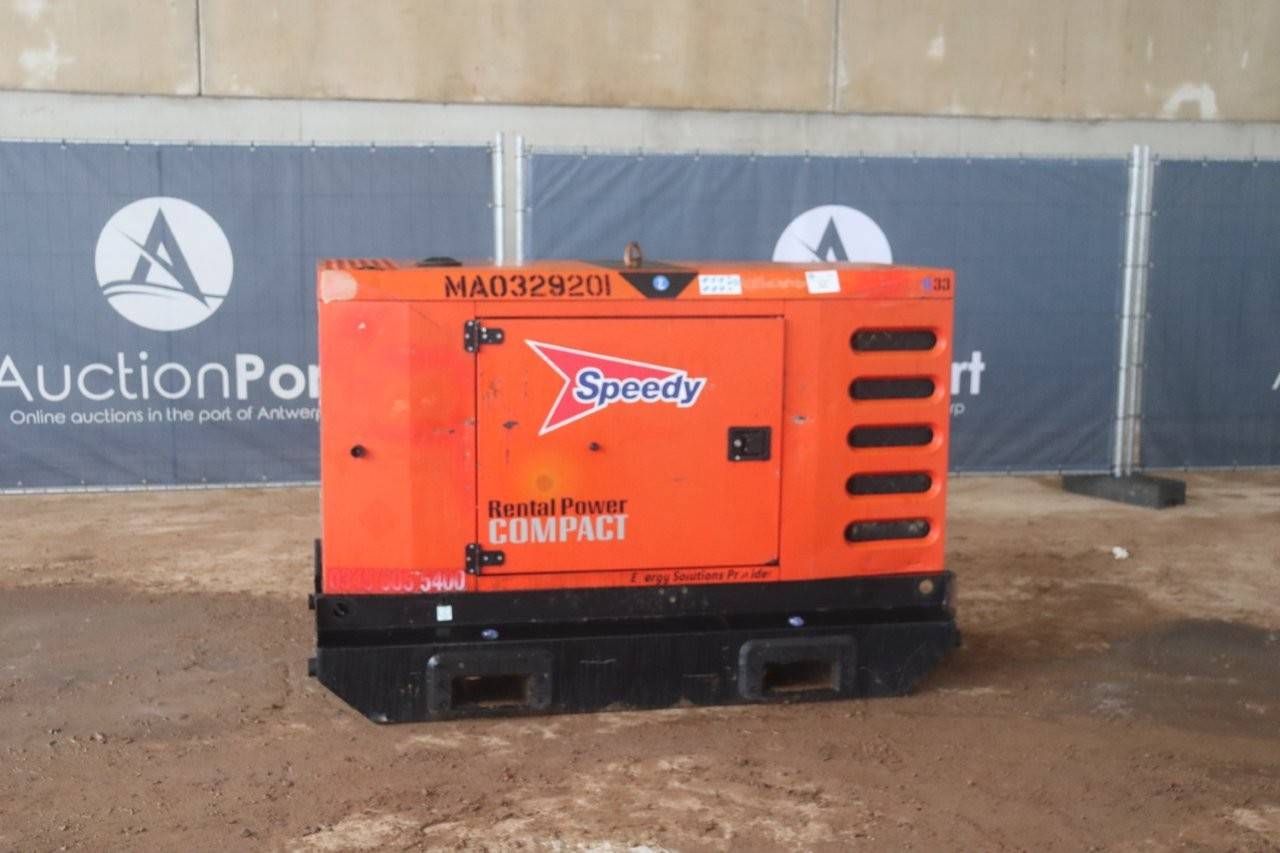 Generator SDMO R33 Speedy Rental Power COMPACT Diesel 33kVA 2013