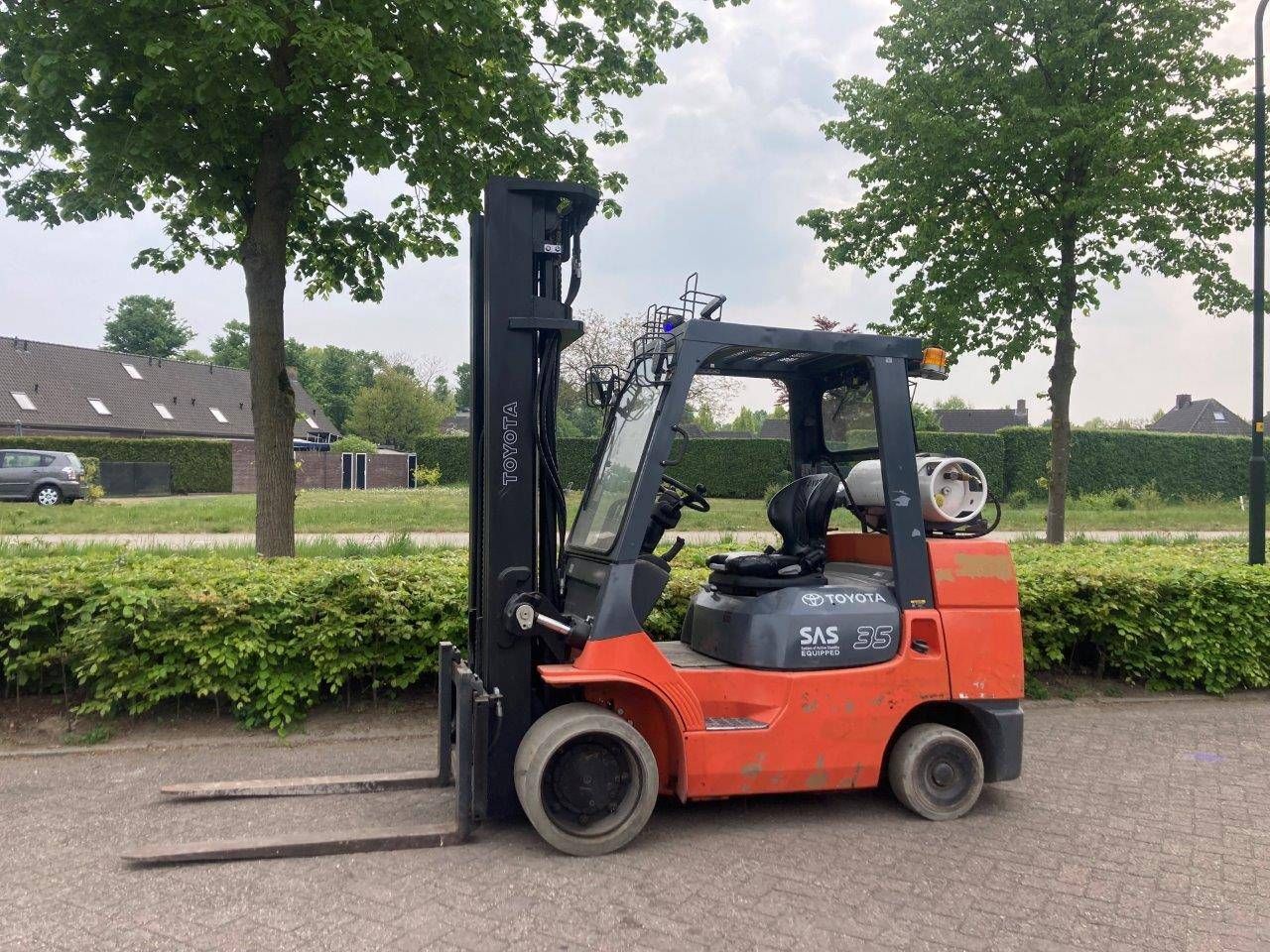 Forklift Toyota 7FGU35 LPG 3500kg 6.0m 2012