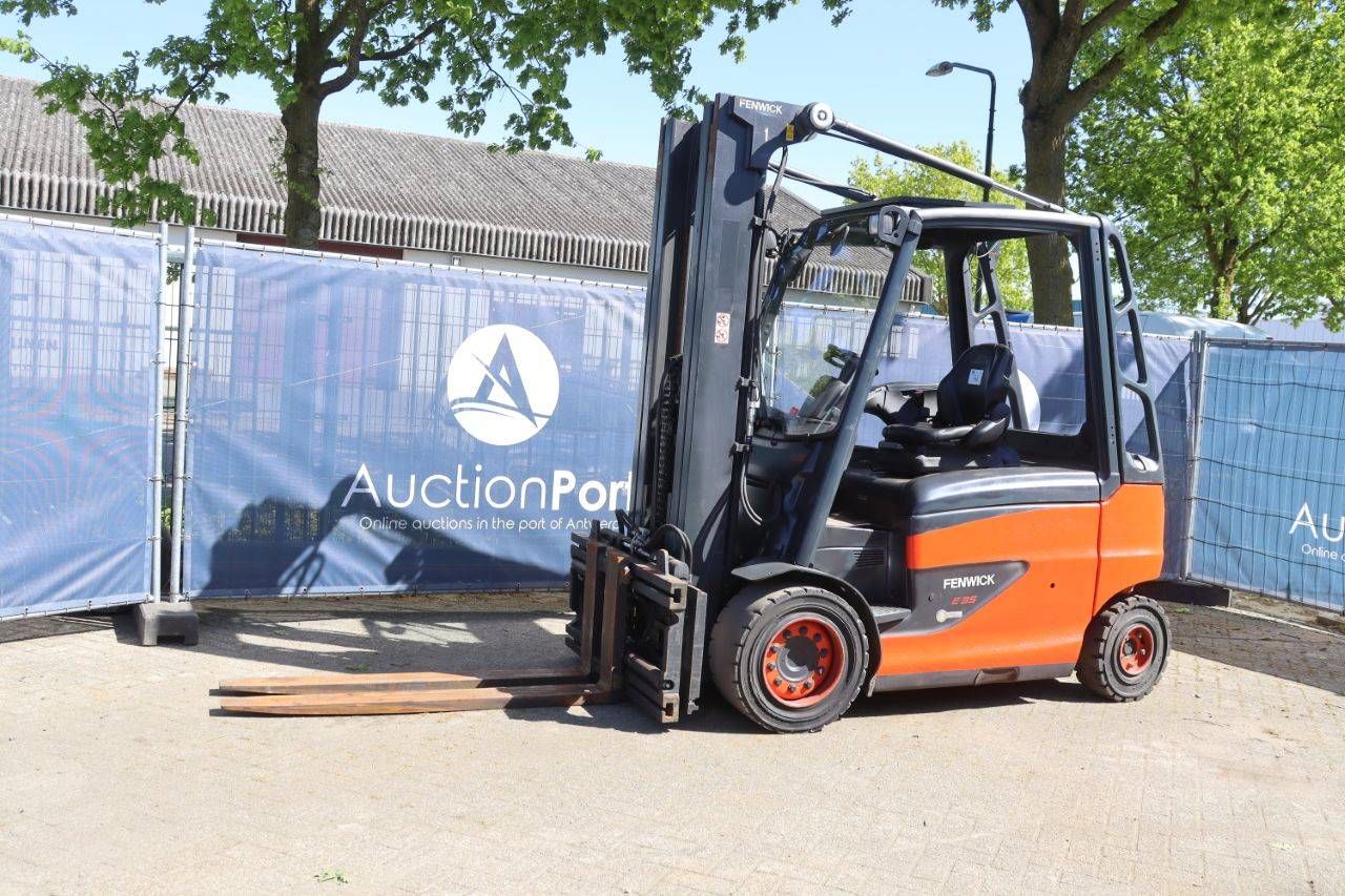 Carrello elevatore elettrico Linde E35H-01/600 da 3500 kg, anno 2015