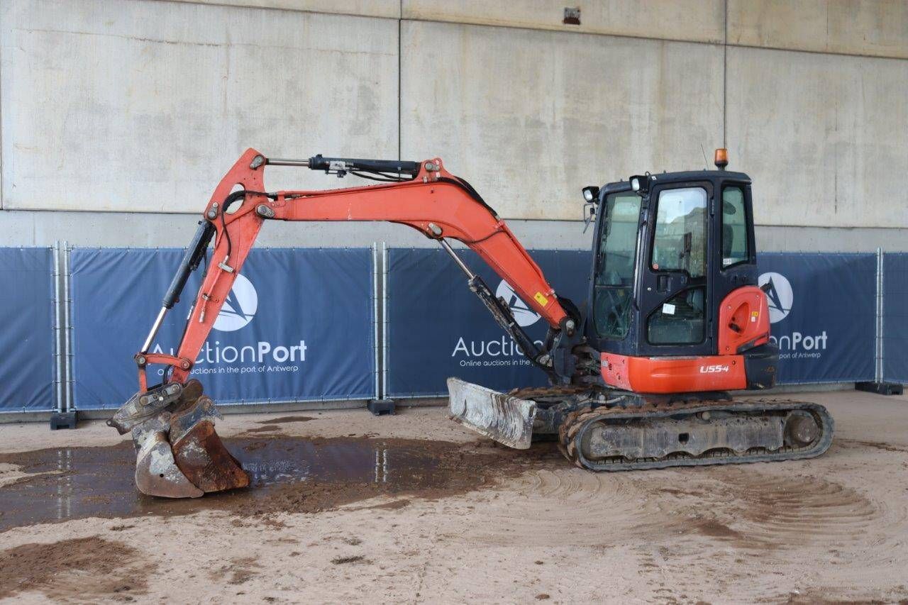 Crawler excavator Kubota U55-4 Diesel 46hp 2017