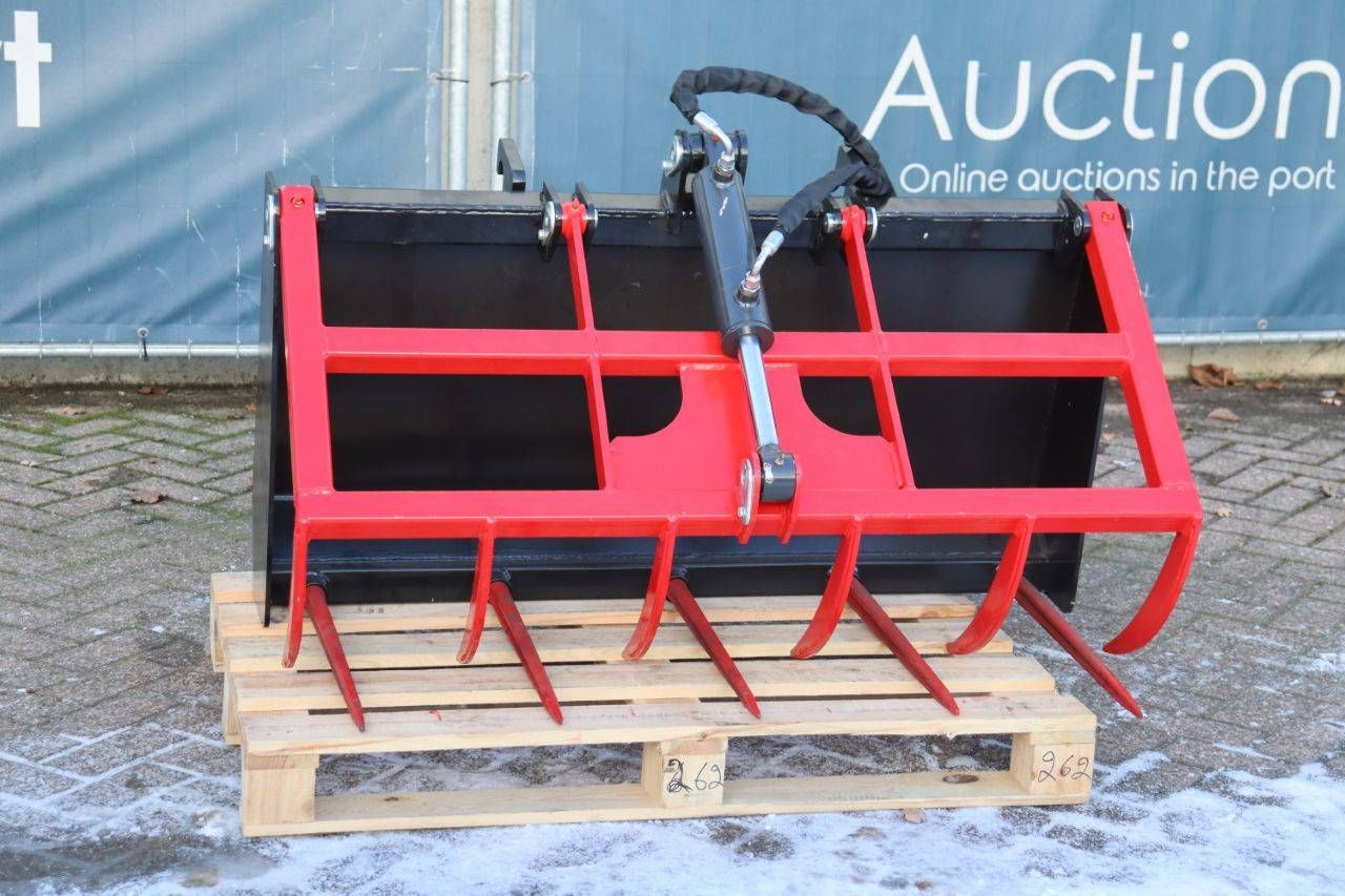 Hydraulic manure fork with Euro connection. New.
