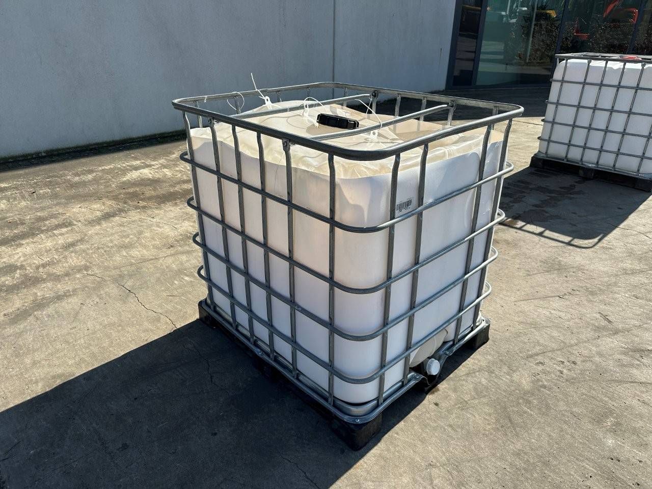 IBC tank with soap