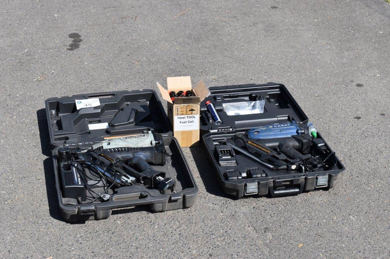 Lot of Nail Guns Carat / Hewitool (margin)