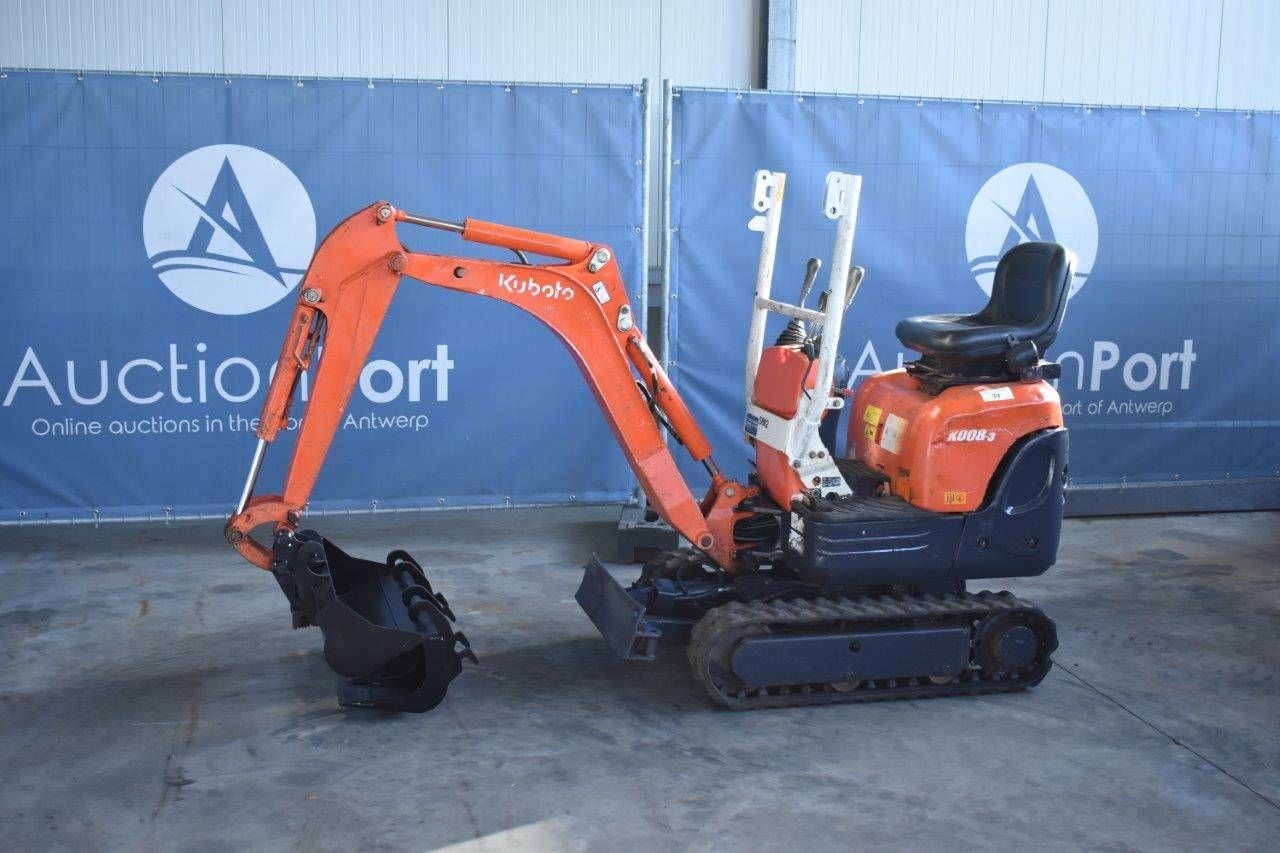 Minigraver Kubota K008-3 Diesel