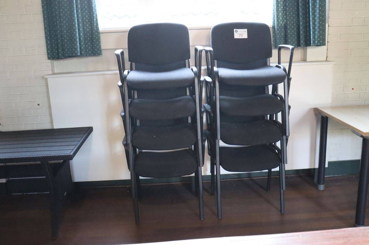 Batch of 8 conference chairs