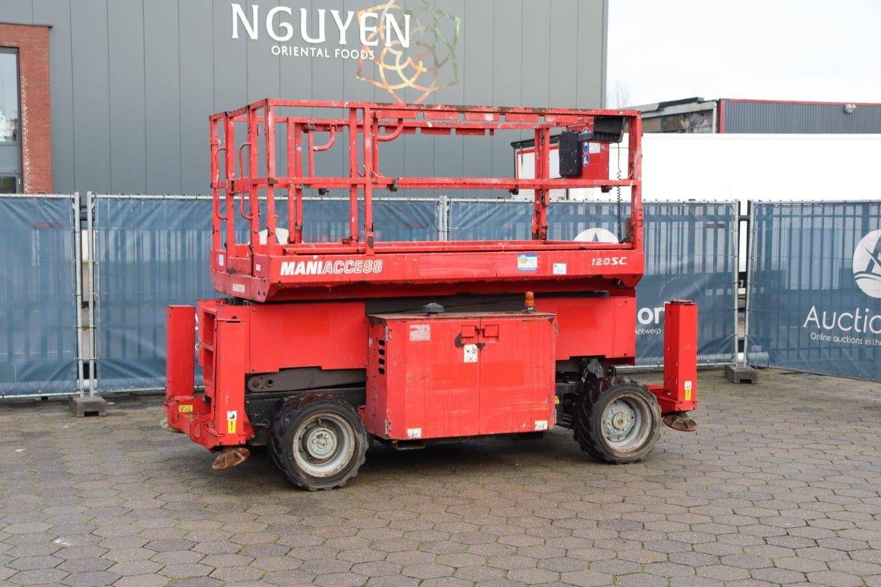 Manitou 120SC Diesel scissor lift 11.8m