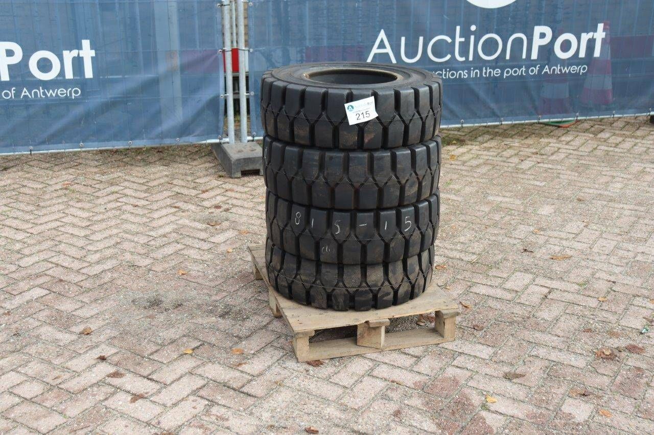 Batch of tires Supersolid 8.15-15 4 pieces New