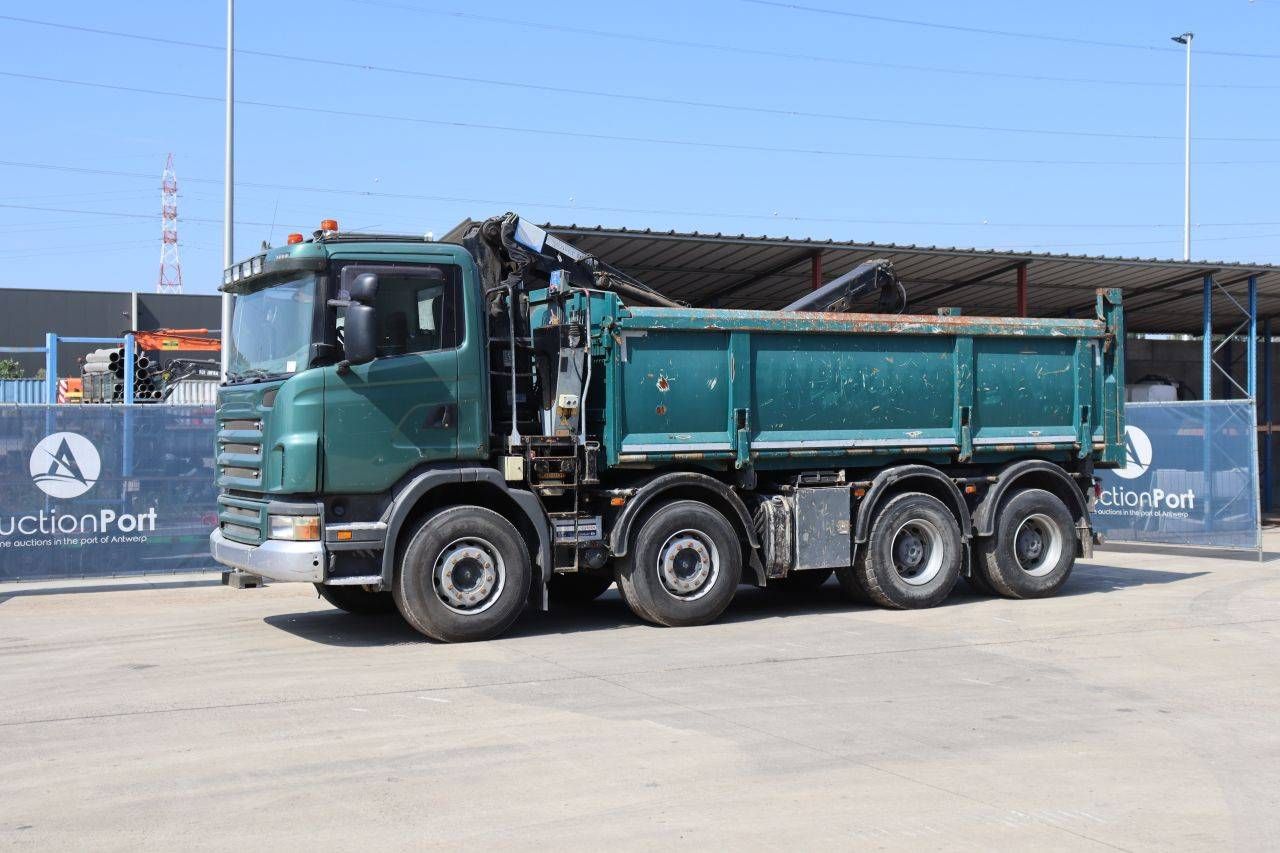Scania G 380 Diesel Tipper Truck 380hp 2009 With Crane