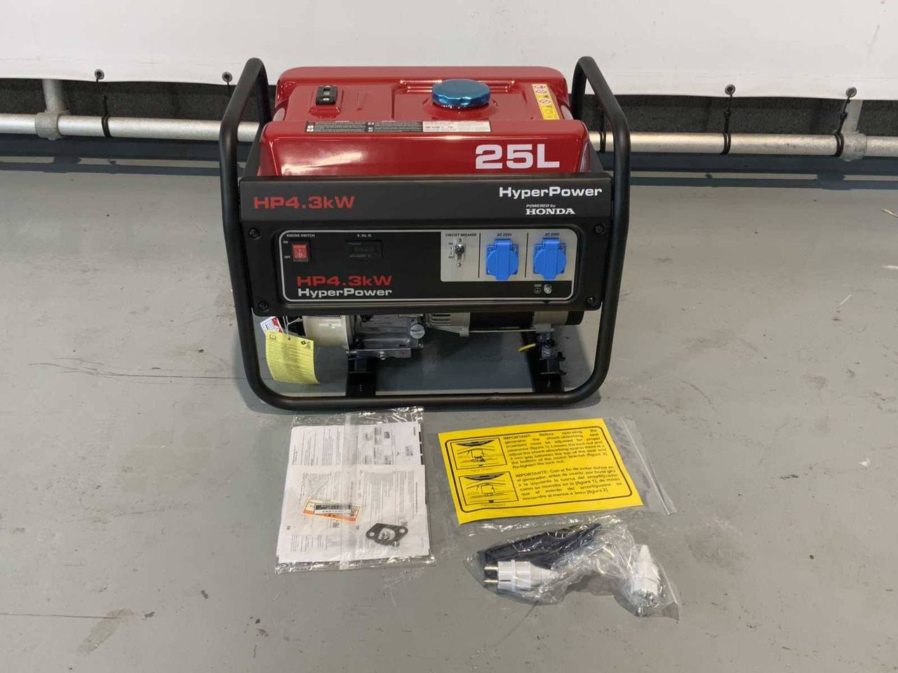 Generator Honda HP4.3kW Petrol 230V 2024 New