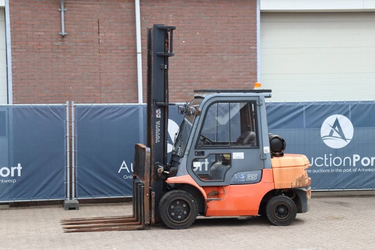 Forklift Toyota 02-7FGJF35 LPG 3500kg 5.0m 2005