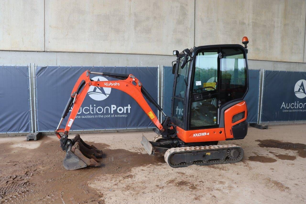 Mini digger Kubota KX018-4 Diesel 16hp 2018