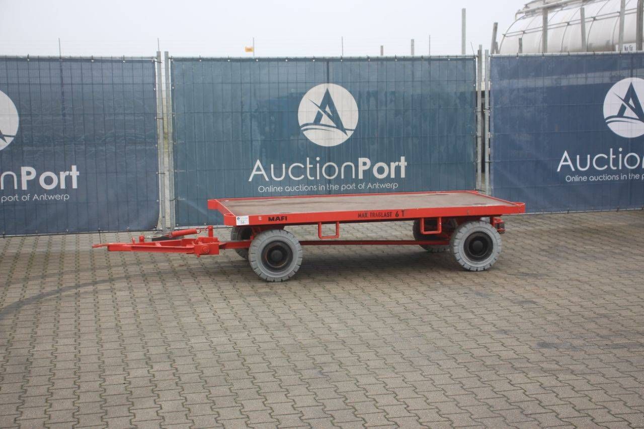 Flatbed Trailer MAFI 1060 6000kg 2016