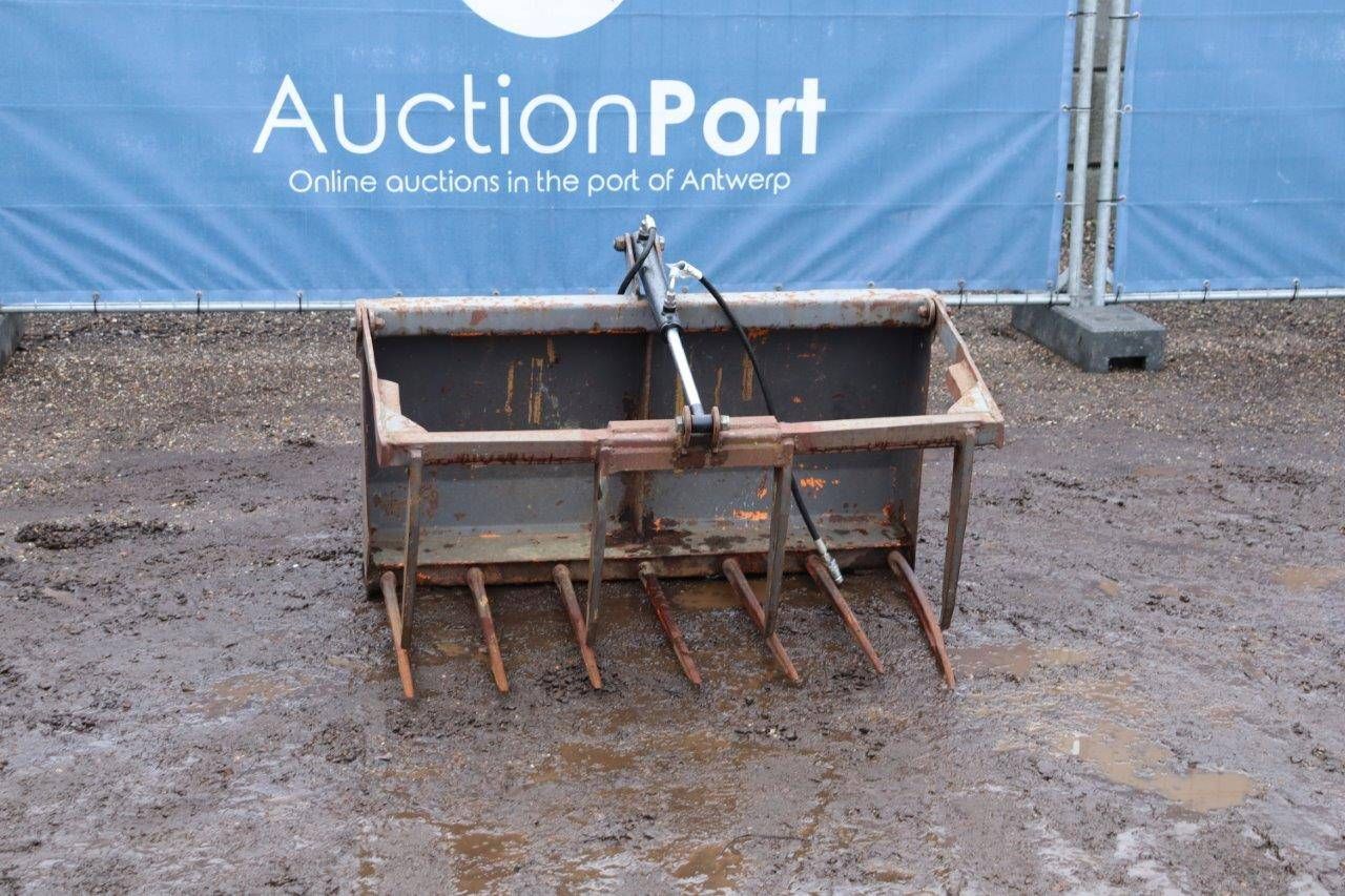 Hydraulic manure grab