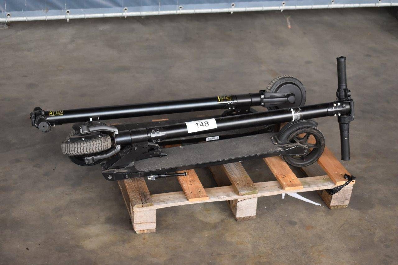 Lot of electric scooters