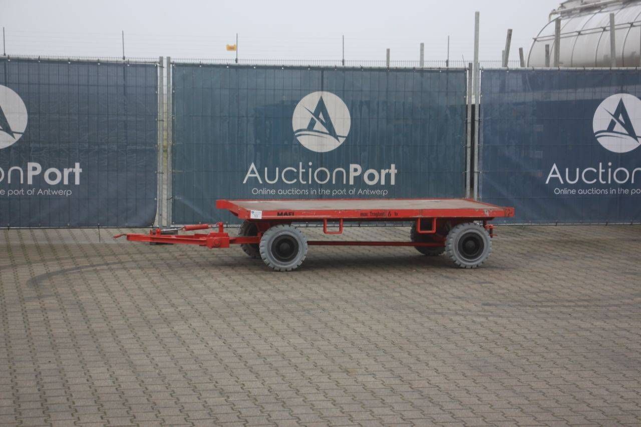 Flatbed Trailer MAFI 1060 6000kg 2016