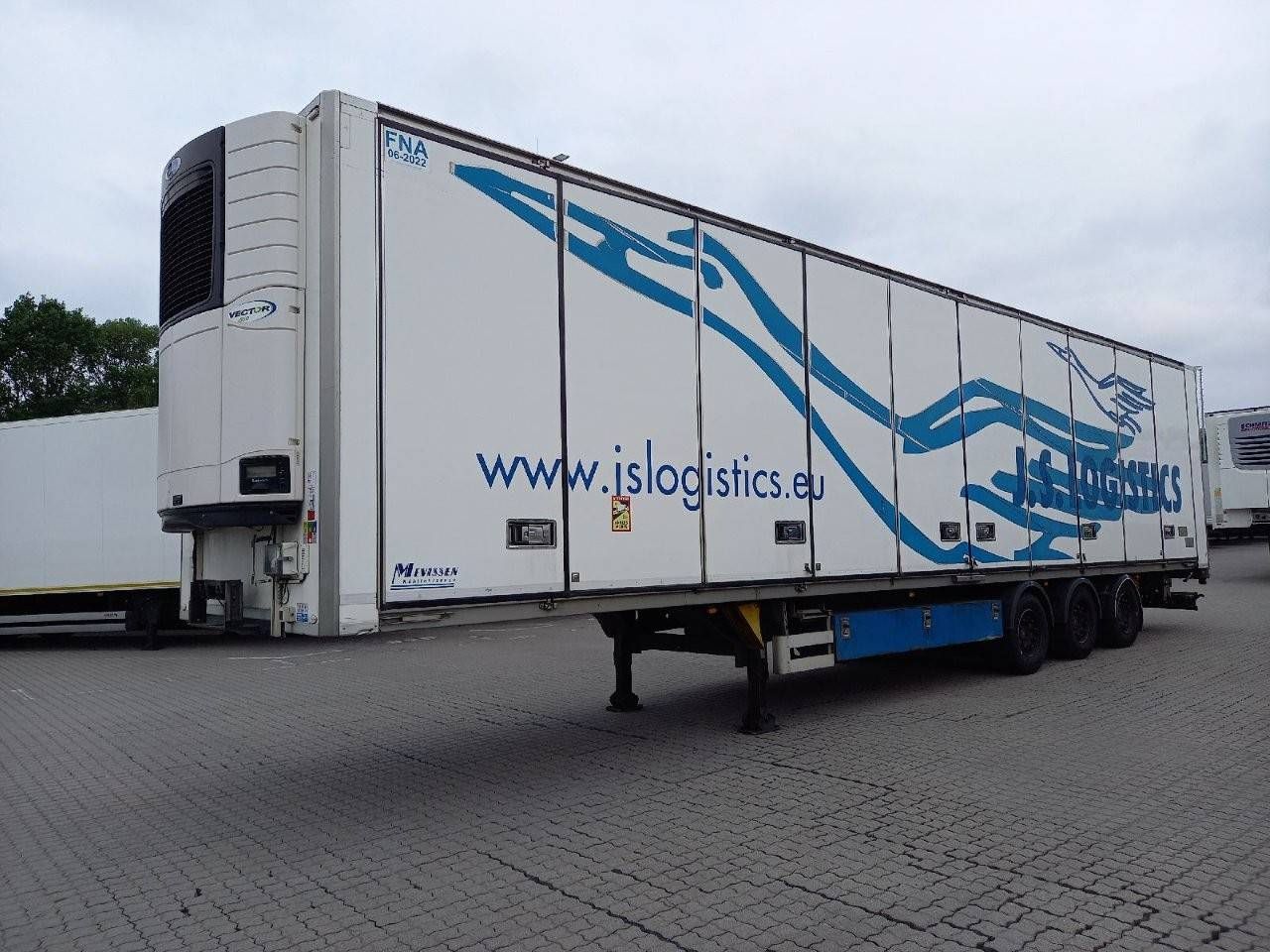 Reefer Semitrailer Mevangen Auflieger Tiefkühler Mega 2016