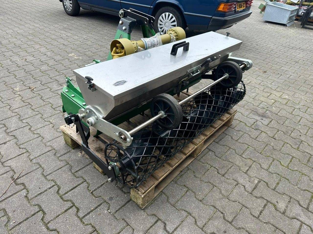 Rotary harrow 125 with stainless steel Tecma seed box New