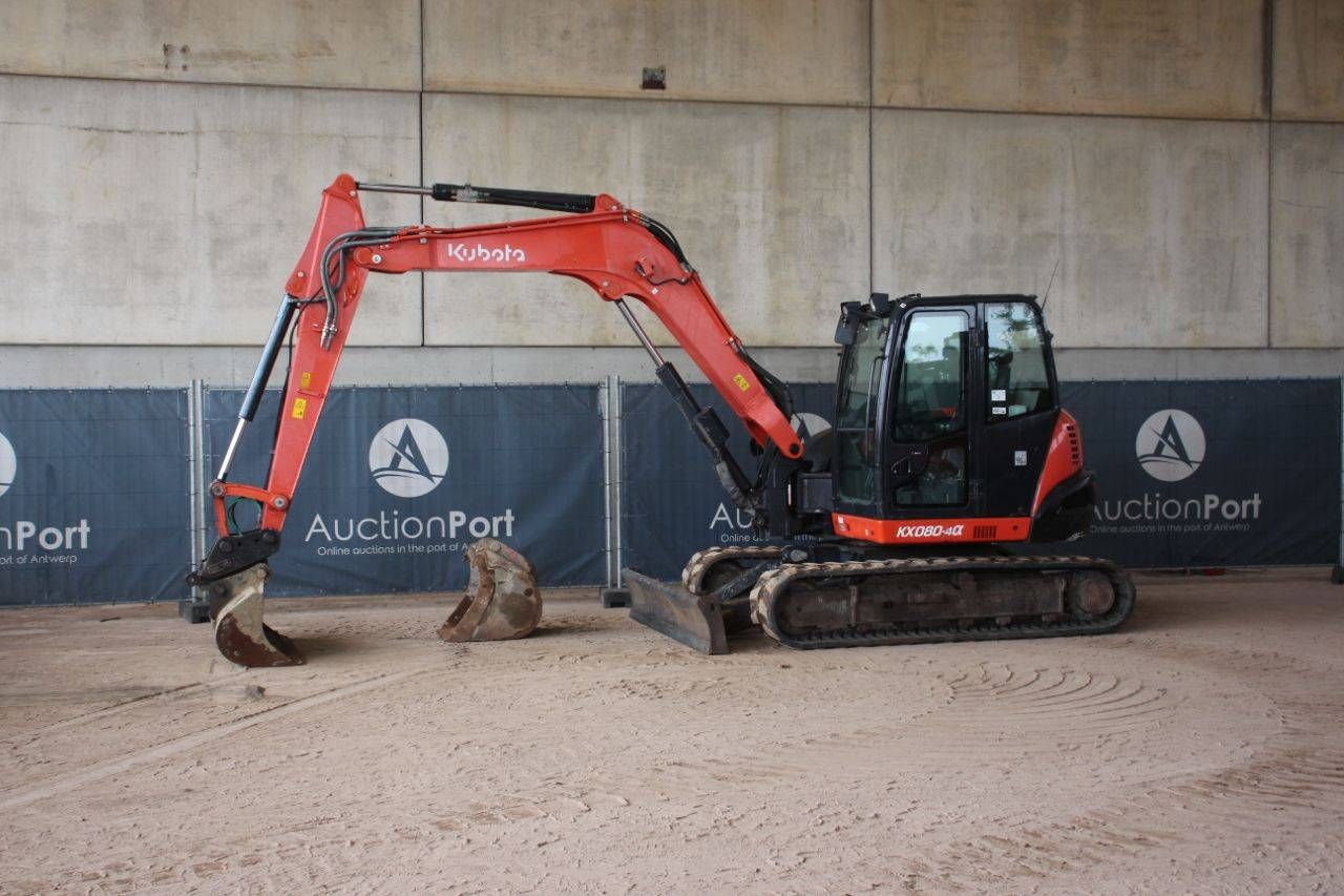 Crawler excavator Kubota KX080-4α Diesel 46.5kW 2018