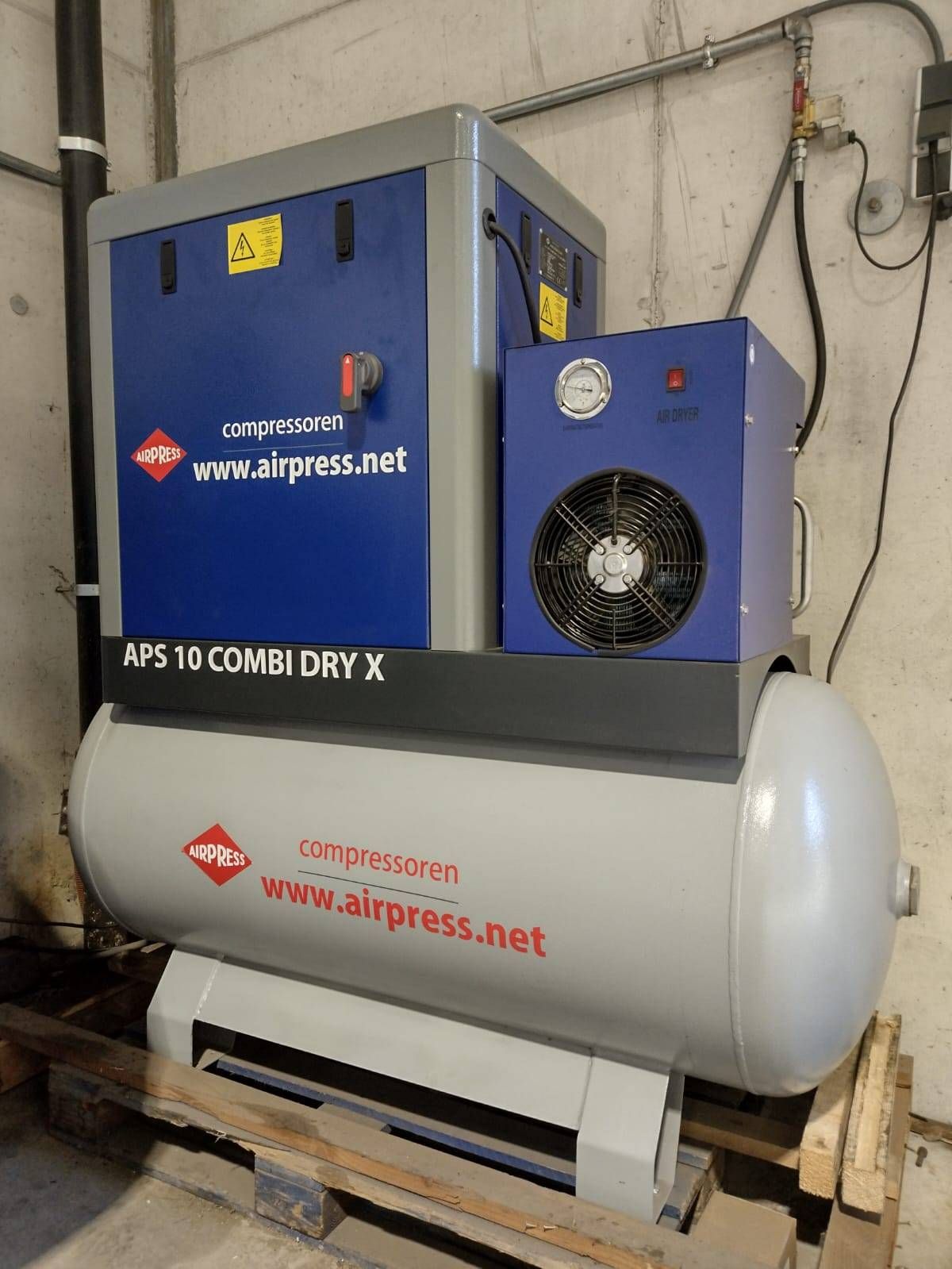 Compresseur à vis Airpress APS 10 IVR Combi Dry
