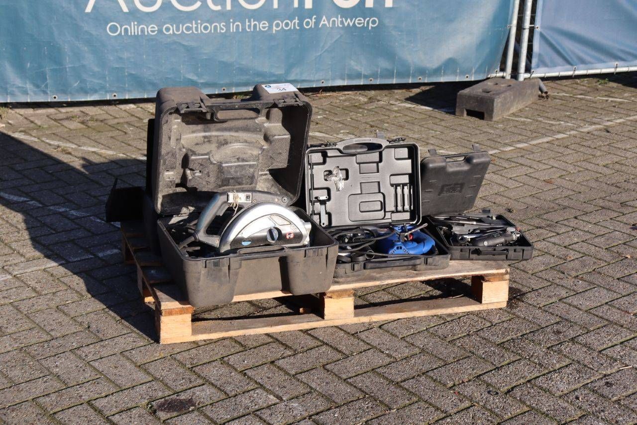 Party of various work tools