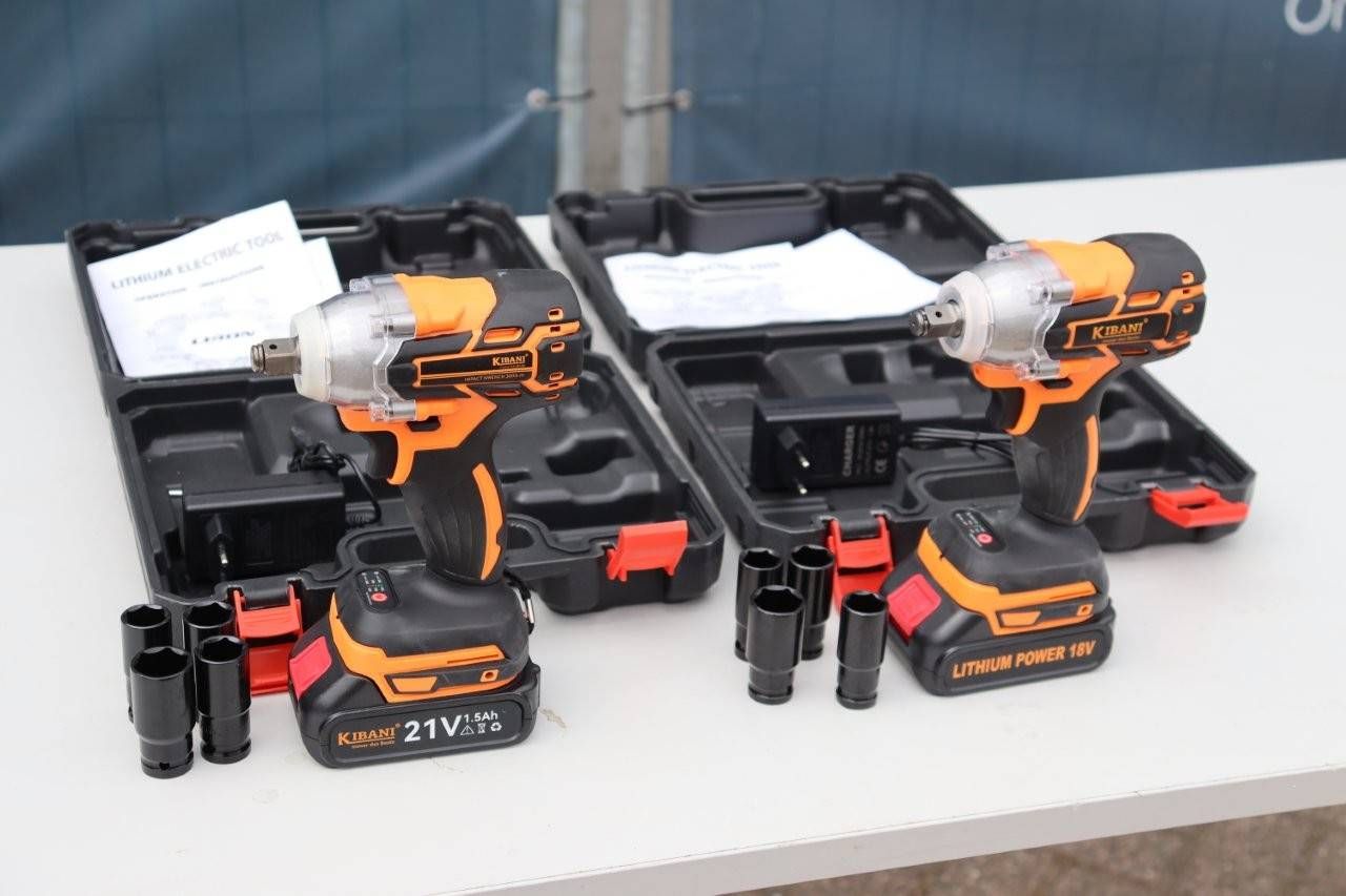 Lot Impact Wrenches Kibani 21V New