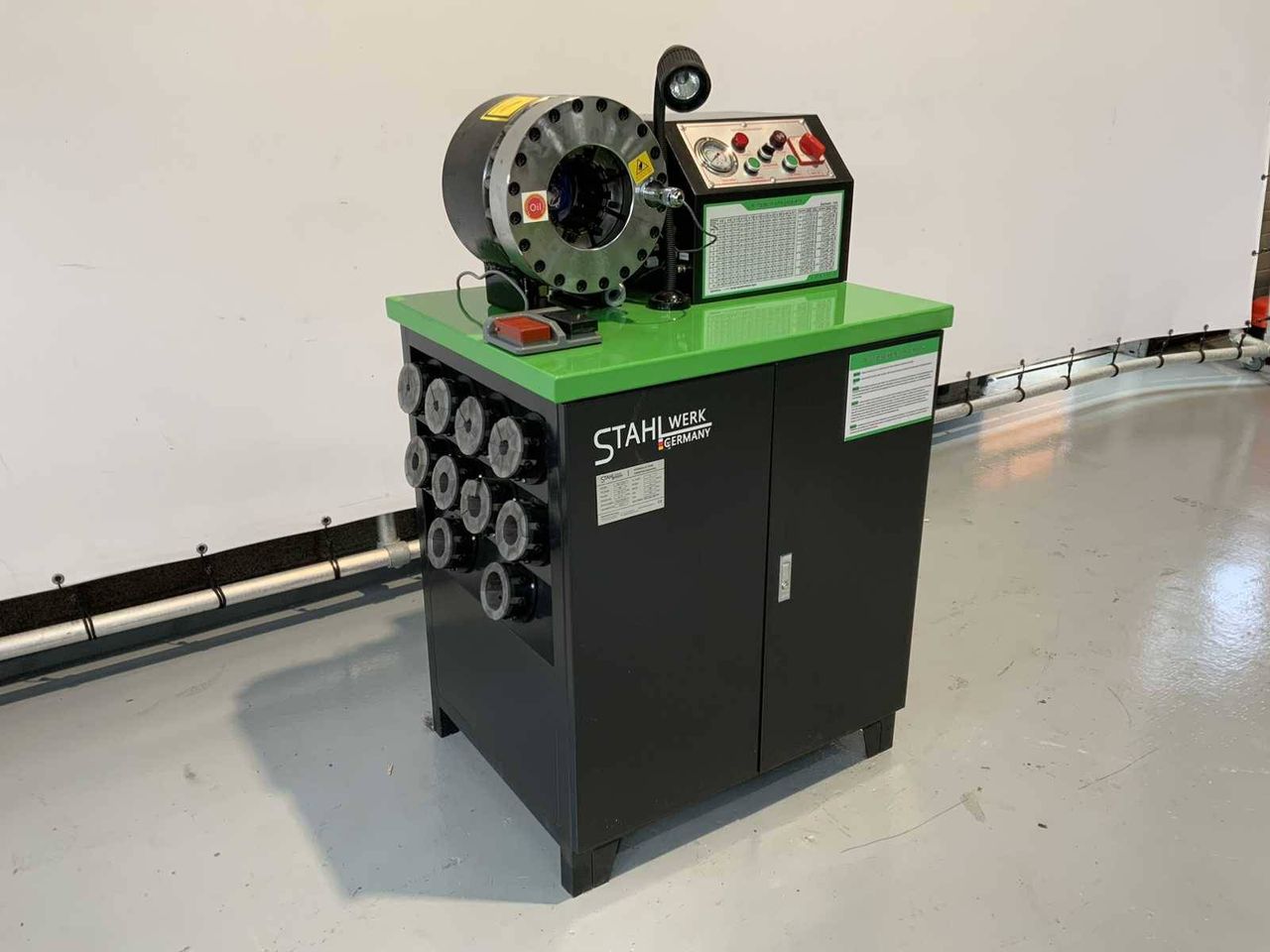 Hydraulic hose press Stahlwerk Sw H100 Electric 380V 2024 New